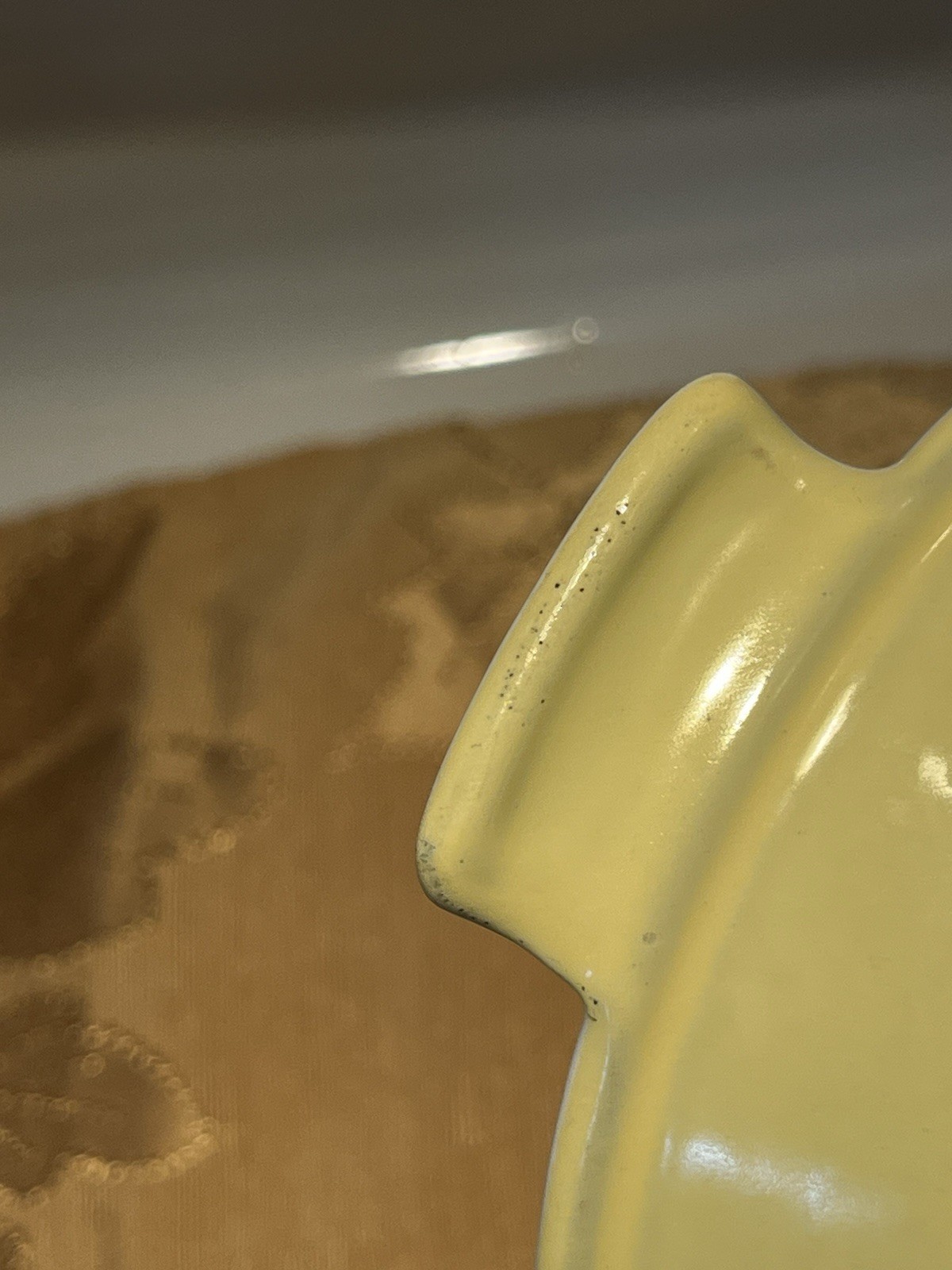 Le Creuset Enameled Cast Iron Yellow Casserole