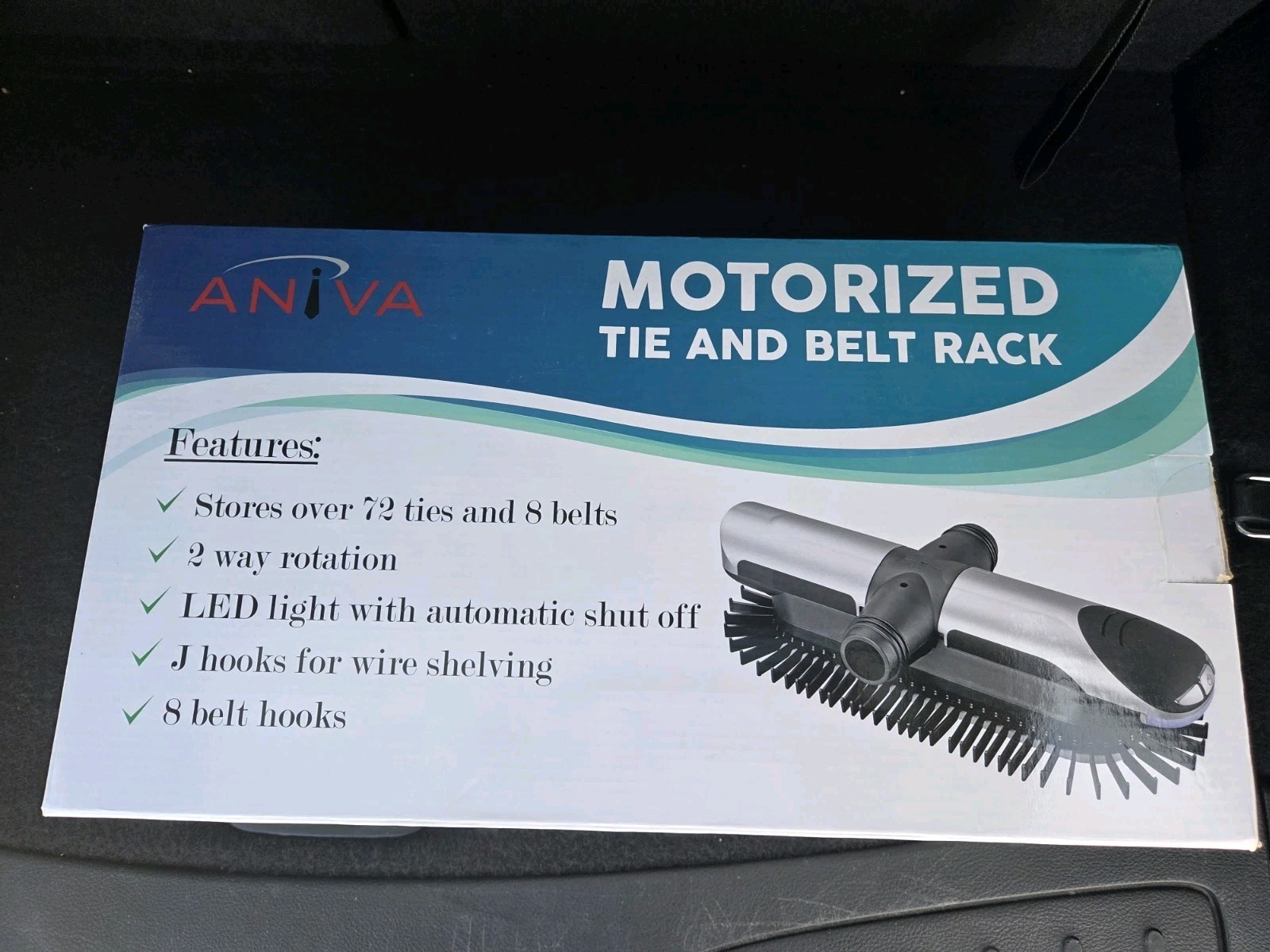 Genuine Aniva 72 Tie and 8 Belt Motorized Rack