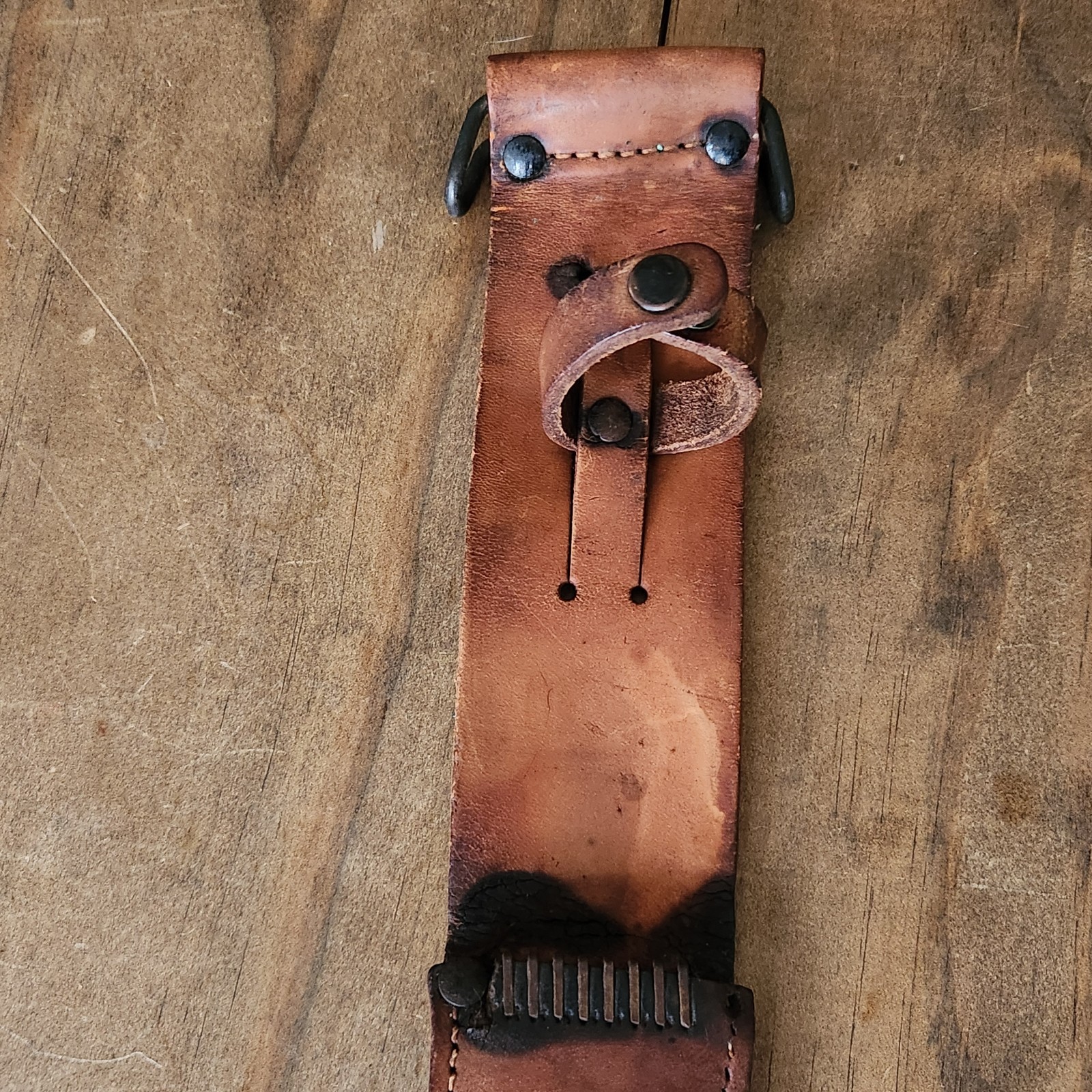 Vtg U.S. M3 Case 1943 Fighting Knife w/ U.S. M6 1943 L&C Leather Sheath FJA