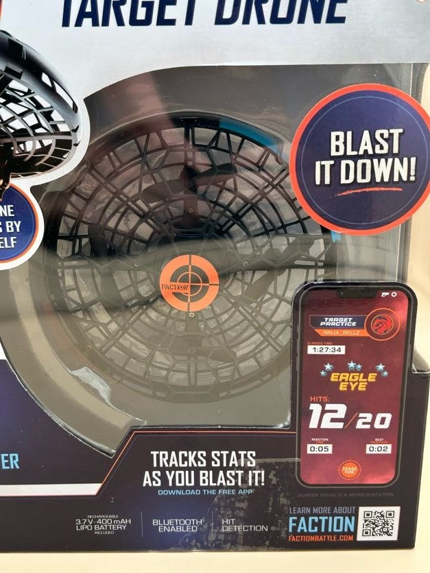 Faction Gel Battle System Skyfire Target Drone, Blast It Down! ~ Brand New