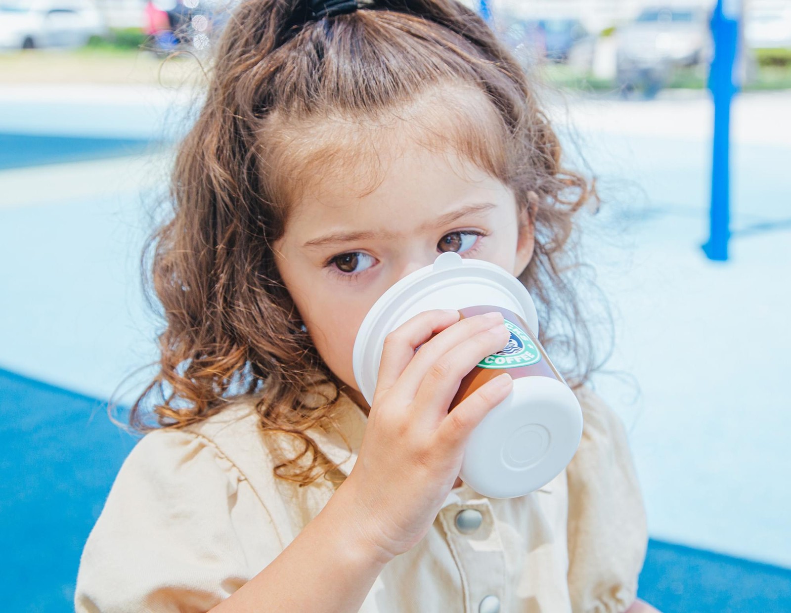 Baby Ducks Coffee Rise & Shine Toddler Sippy Cup | Holds 4 Ounces