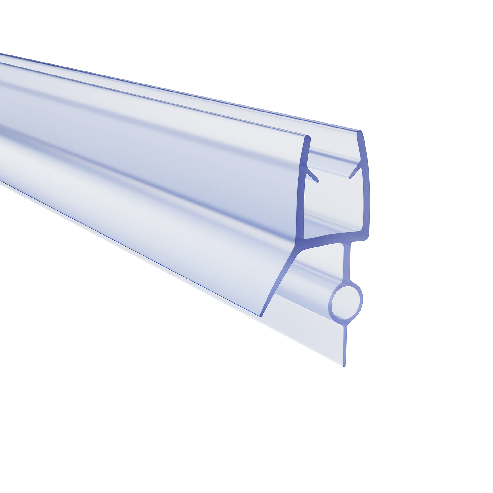 2-Pack Shower Door Bottom Seal (1/4")-Inch Glass, 28" Length - Shower Door Sweep