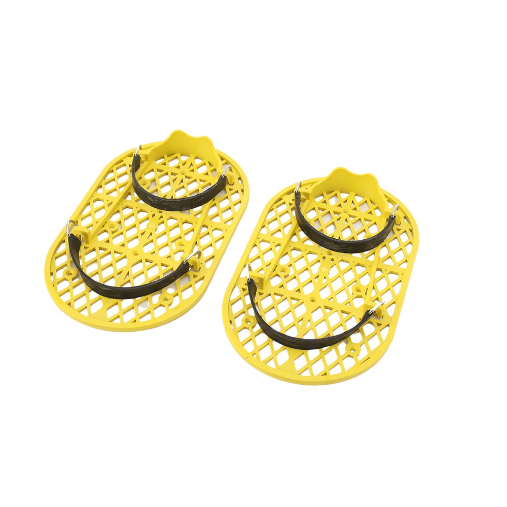 Long Handle Concrete Trowel Cement Surface Smoothing Tool w/ Finishing Shoes NEW