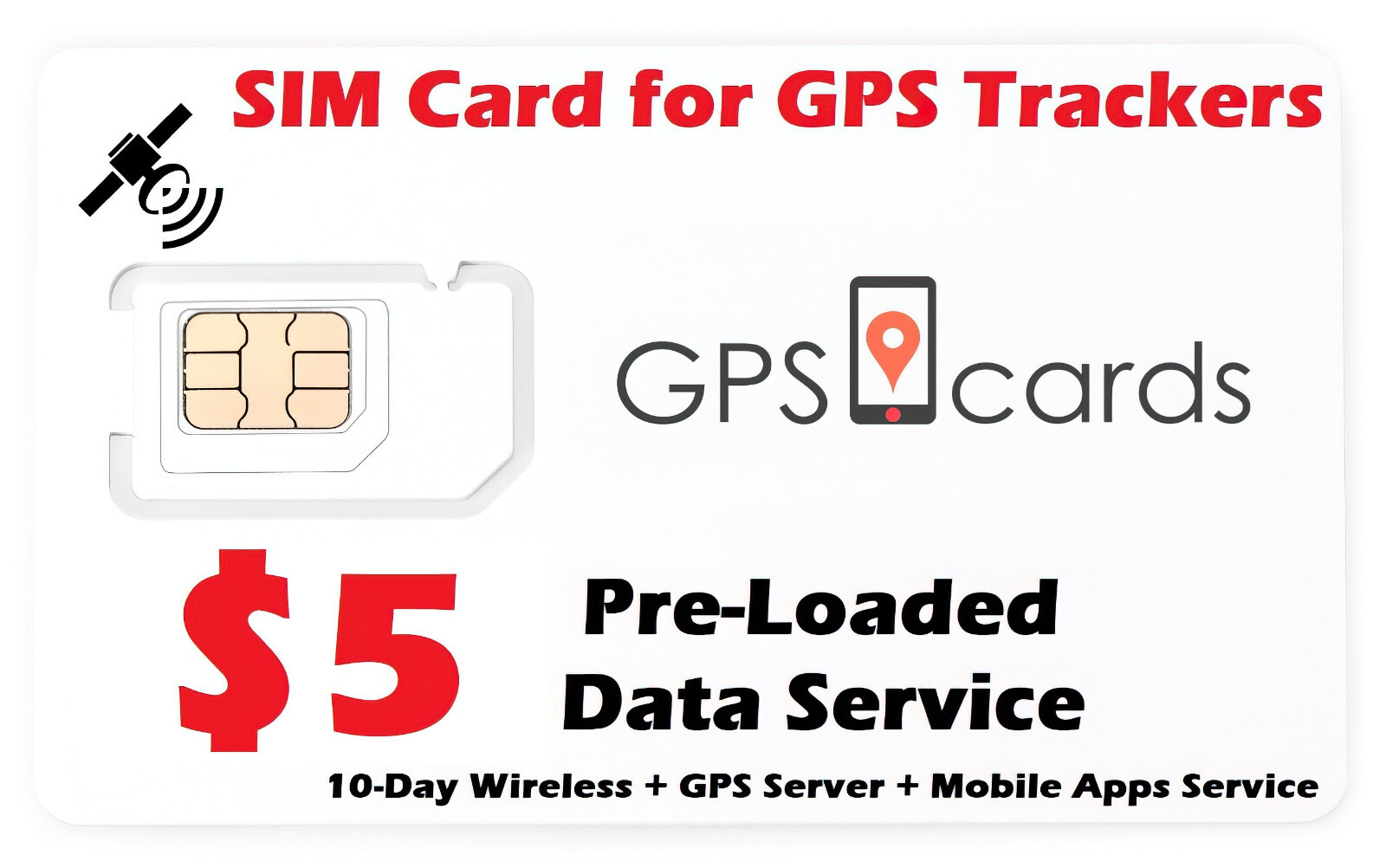 SIM Card Wireless 3-in-1 Triple Mini Micro Nano 4G LTE Kit for GPS Tracker