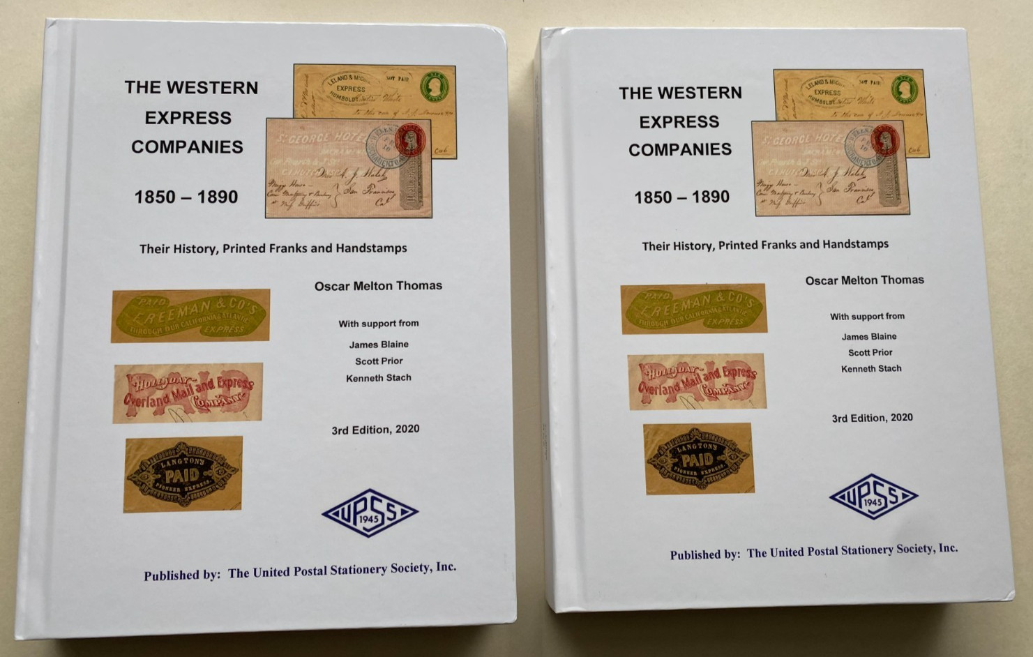 THE WESTERN EXPRESS COMPANIES 1850-1890  3rd edition  2020