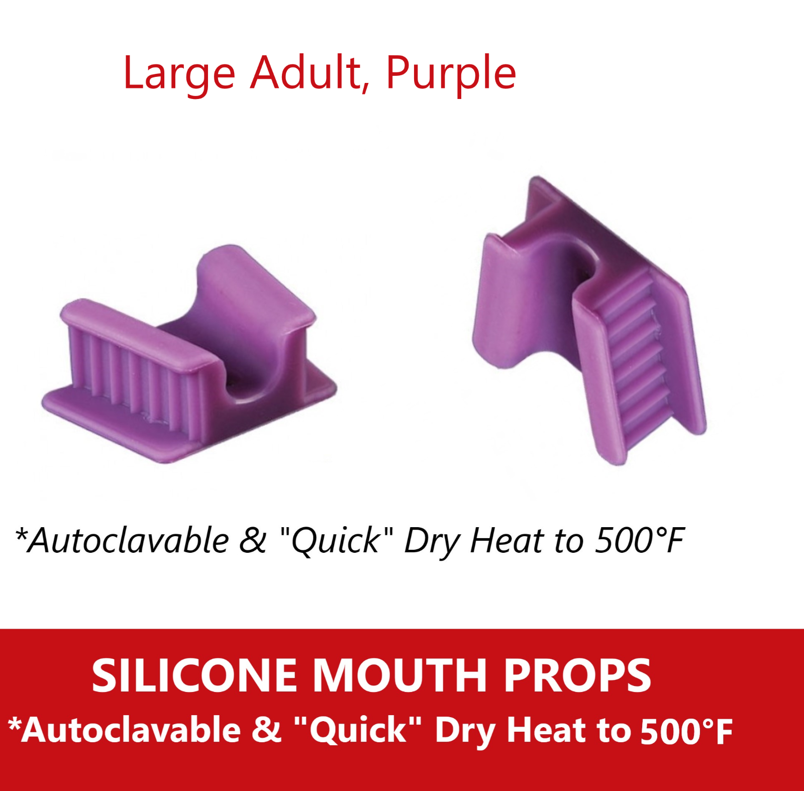 DENTAL MOUTH PROP BITE BLOCKS CHILD ADULT Medium XLarge Large Small LATEX FREE