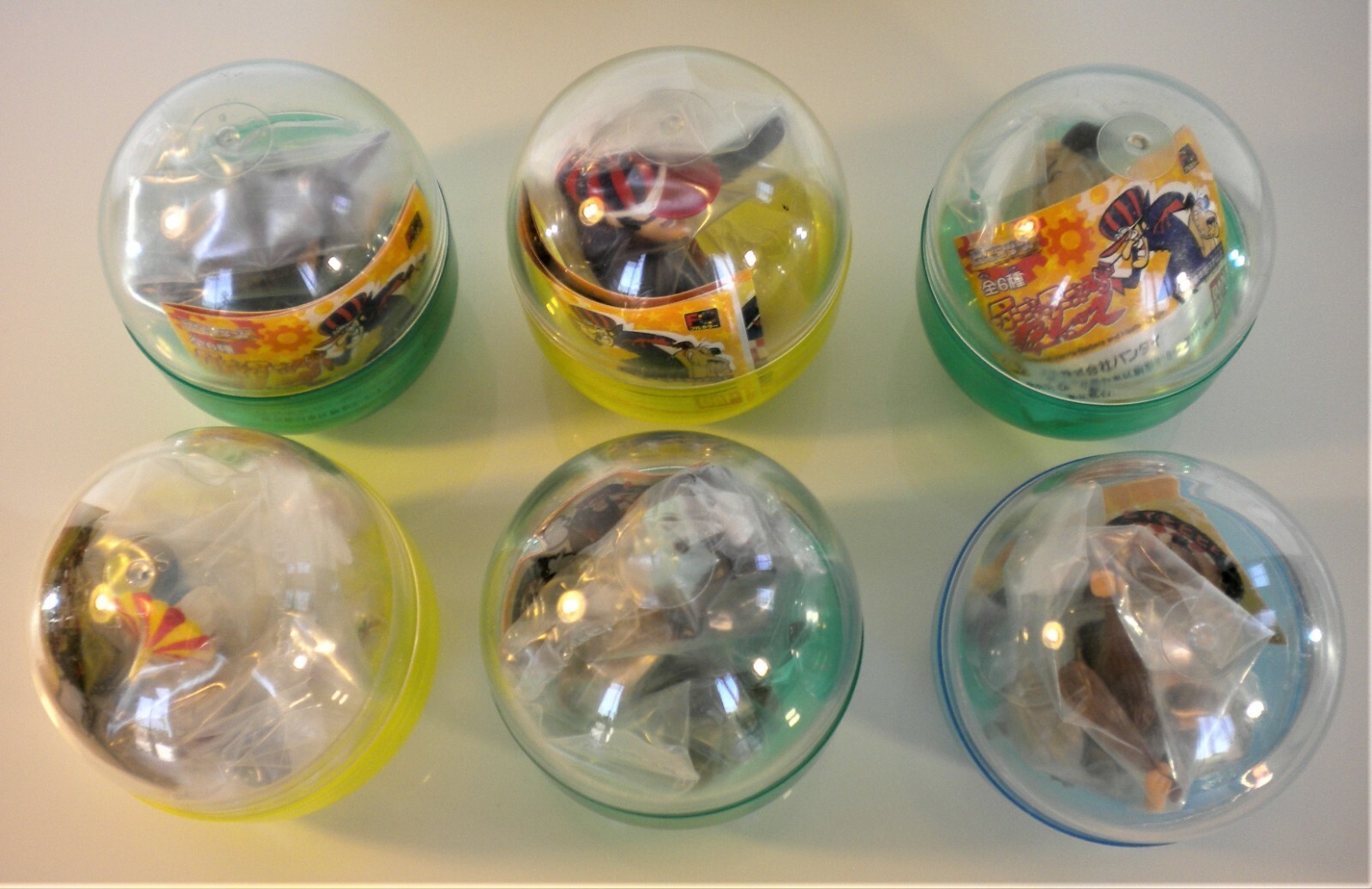 BANDAI 2000 CHIKICHIKI MACHINE FIERCE RACE WACKY RACES 1968 HG REAL FIGURE SET