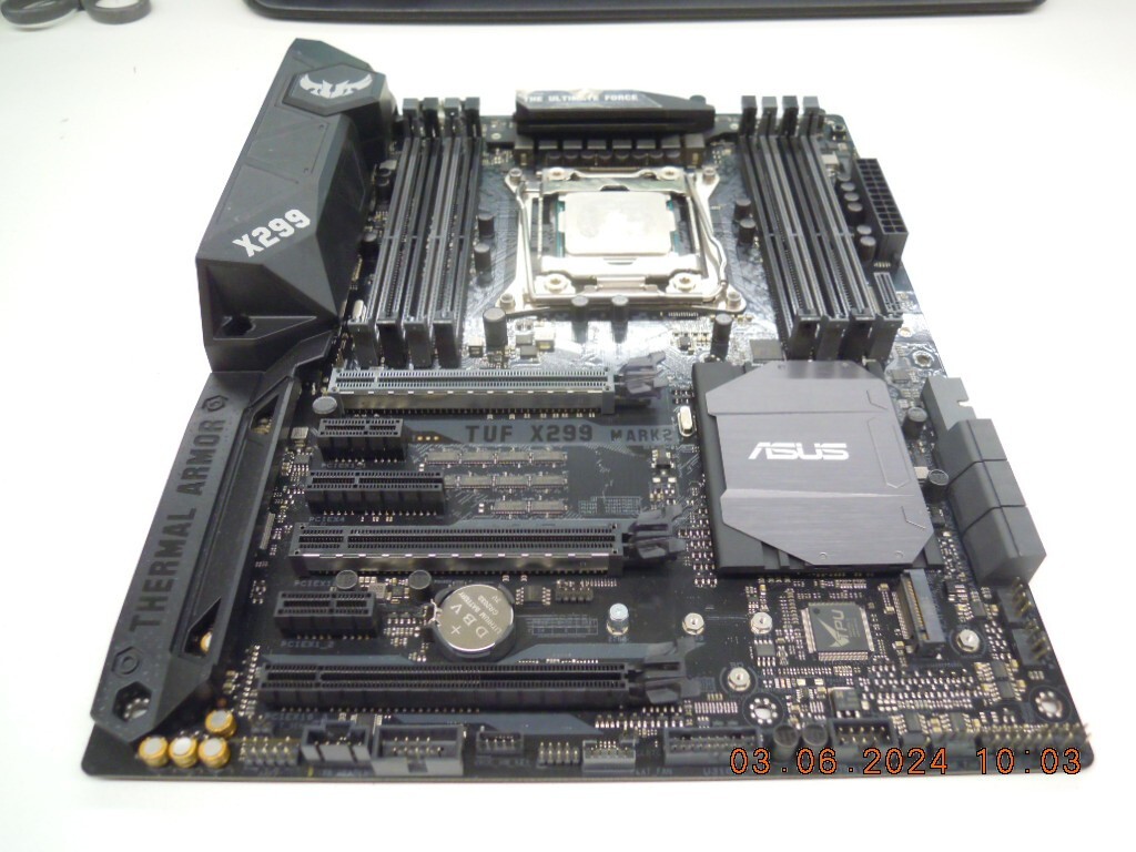 ASUS TUF X299 MARK 2 LGA2066 DDR4 Motherboard & i7-7820X *Latest BIOS * WINS 11