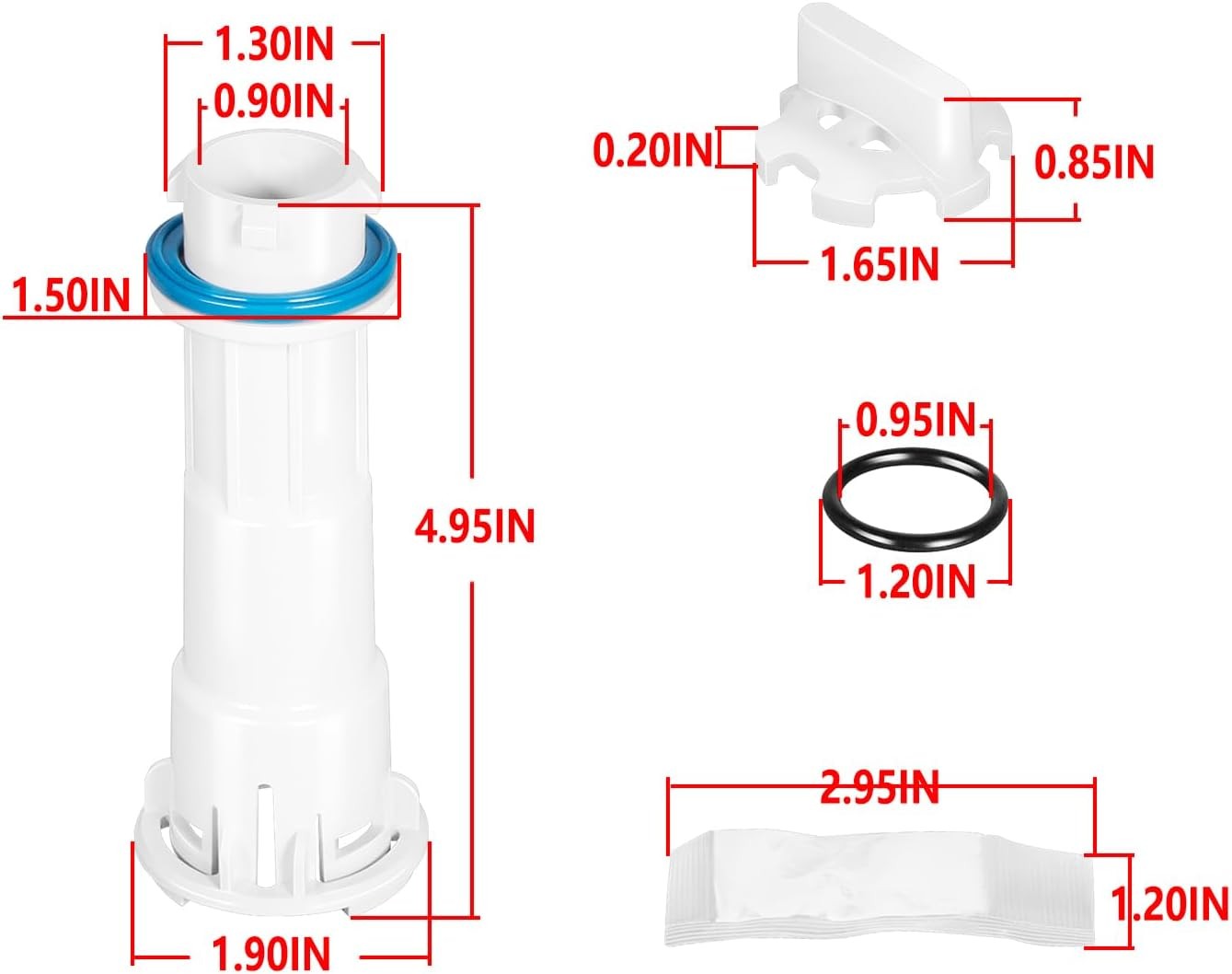 for Pentair 618040 MicroBrite Adapter for GloBrite Niche ColorVision Bubbler