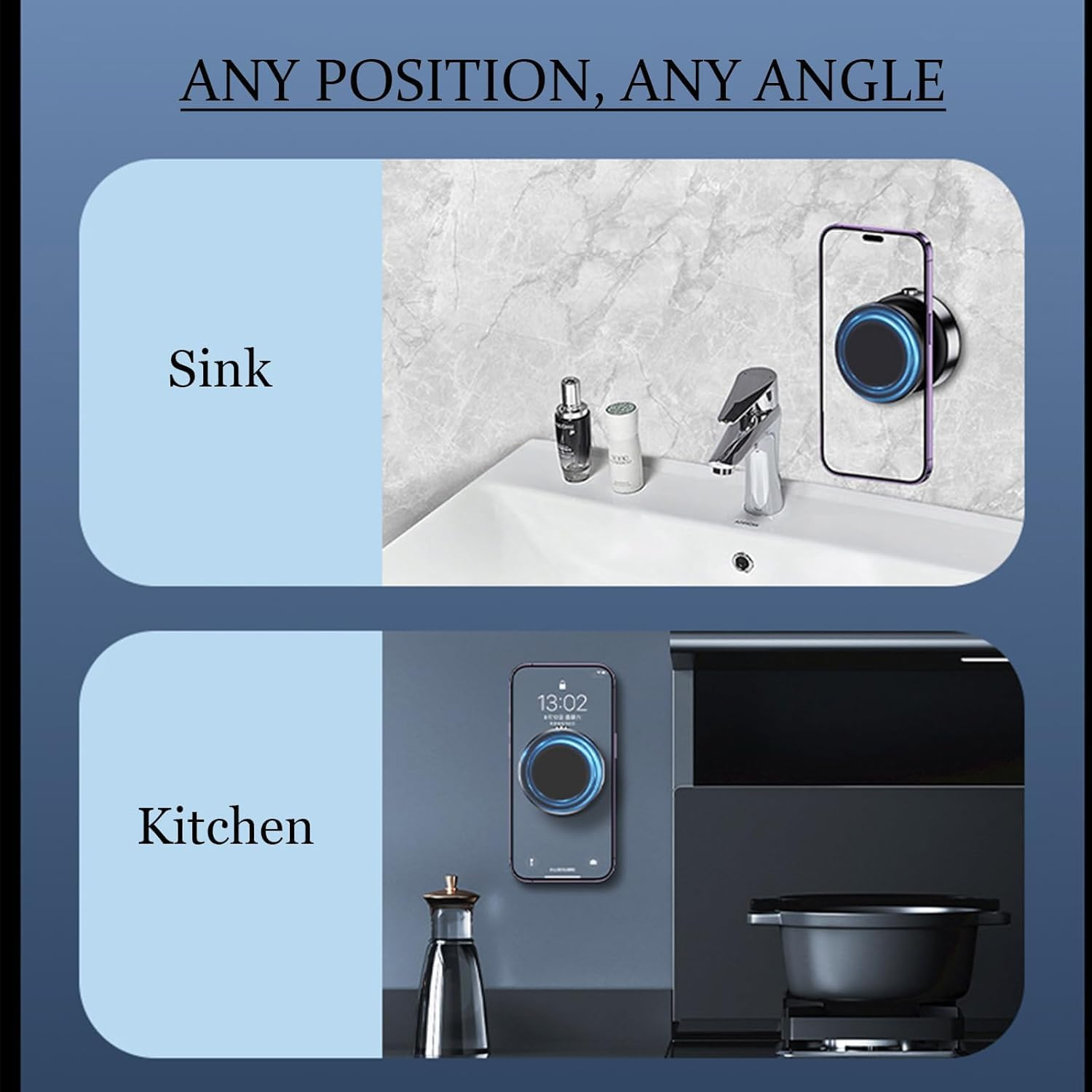 360 Rotatable Car Magnetic Phone Holder, Vacuum Magnetic Phone Holder US