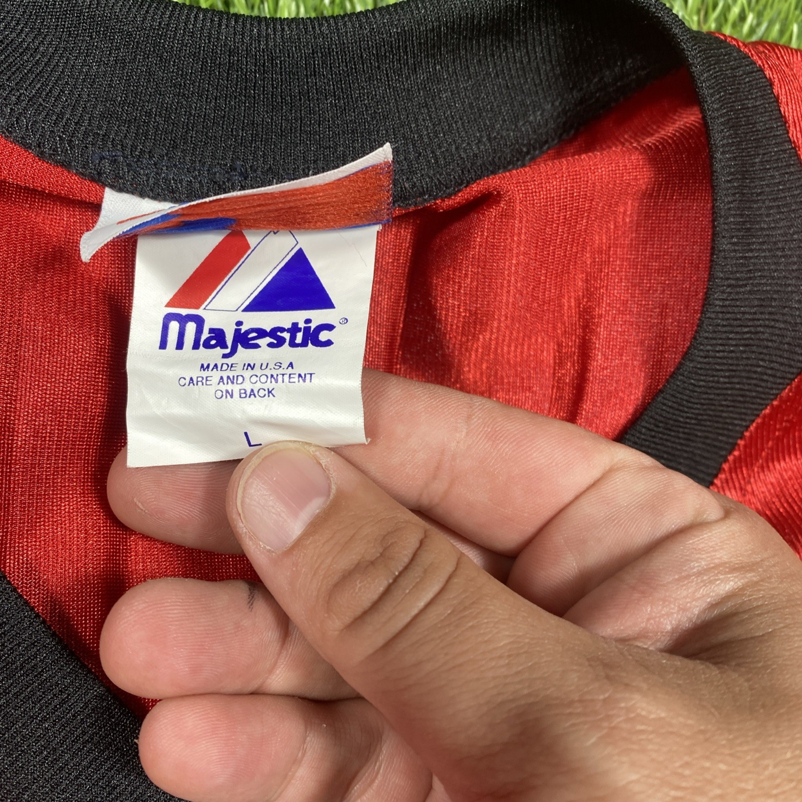 Las Vegas Gladiators Arena Football Jersey Mens Large Red #97 Majestic