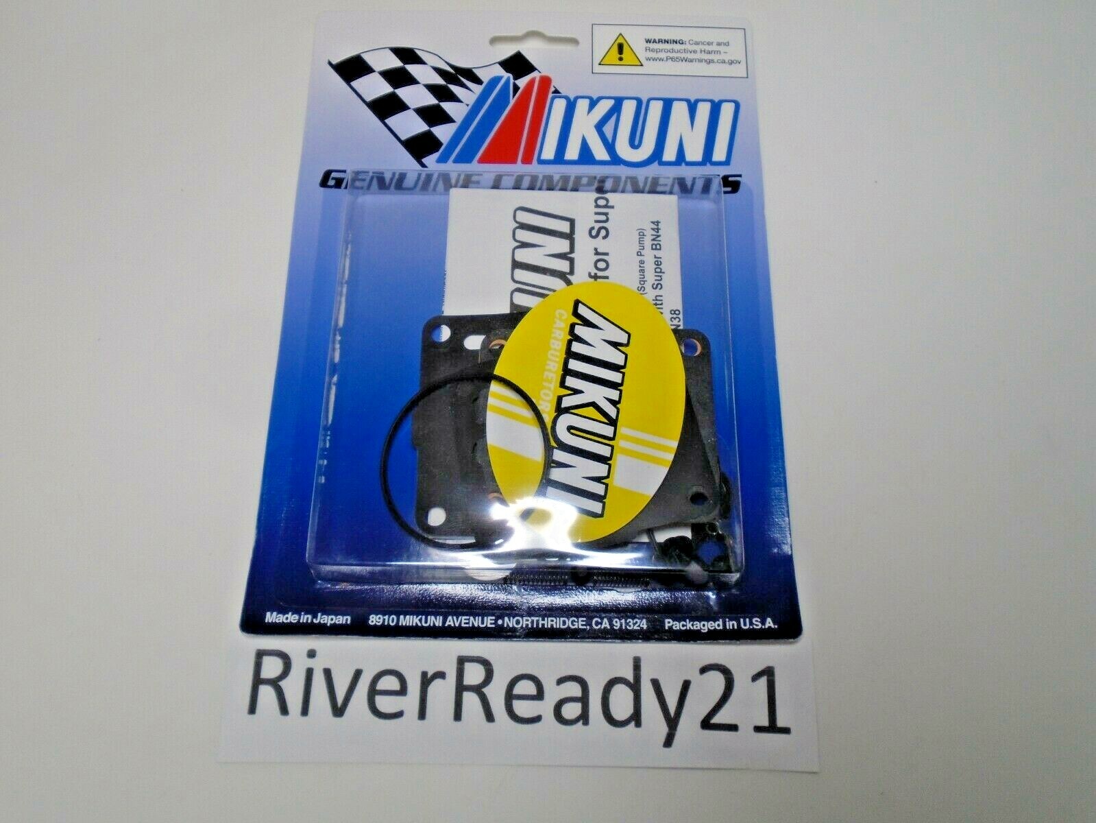 Mikuni SBN 38 40 44 46 48 Carb Rebuild kit Super Bn Carburator Genuine OEM Sqr