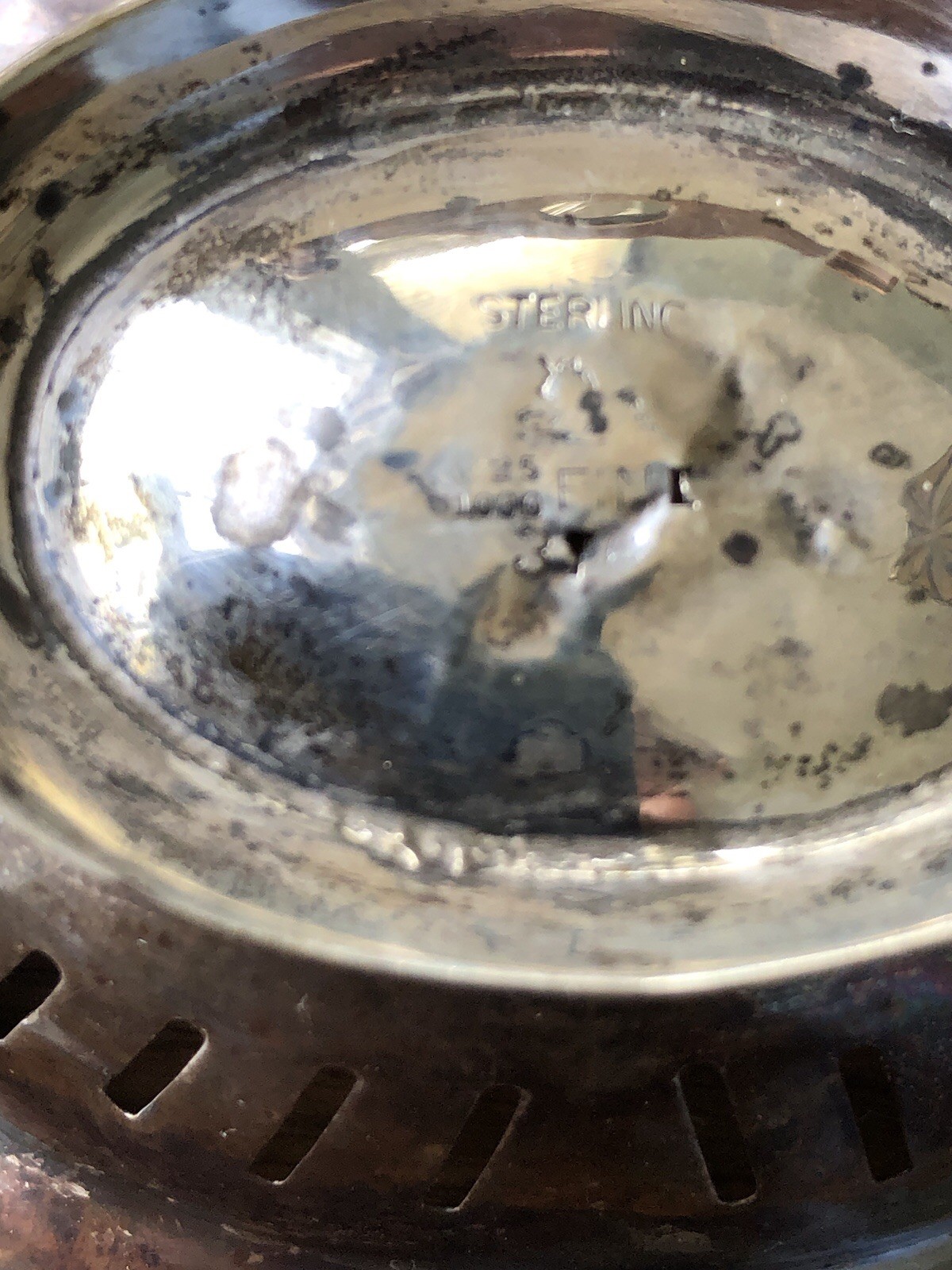 Antique Mauser Sterling Silver Reticulated Bowl Dish 925/1000, 3 5/8" x 2 5/8"