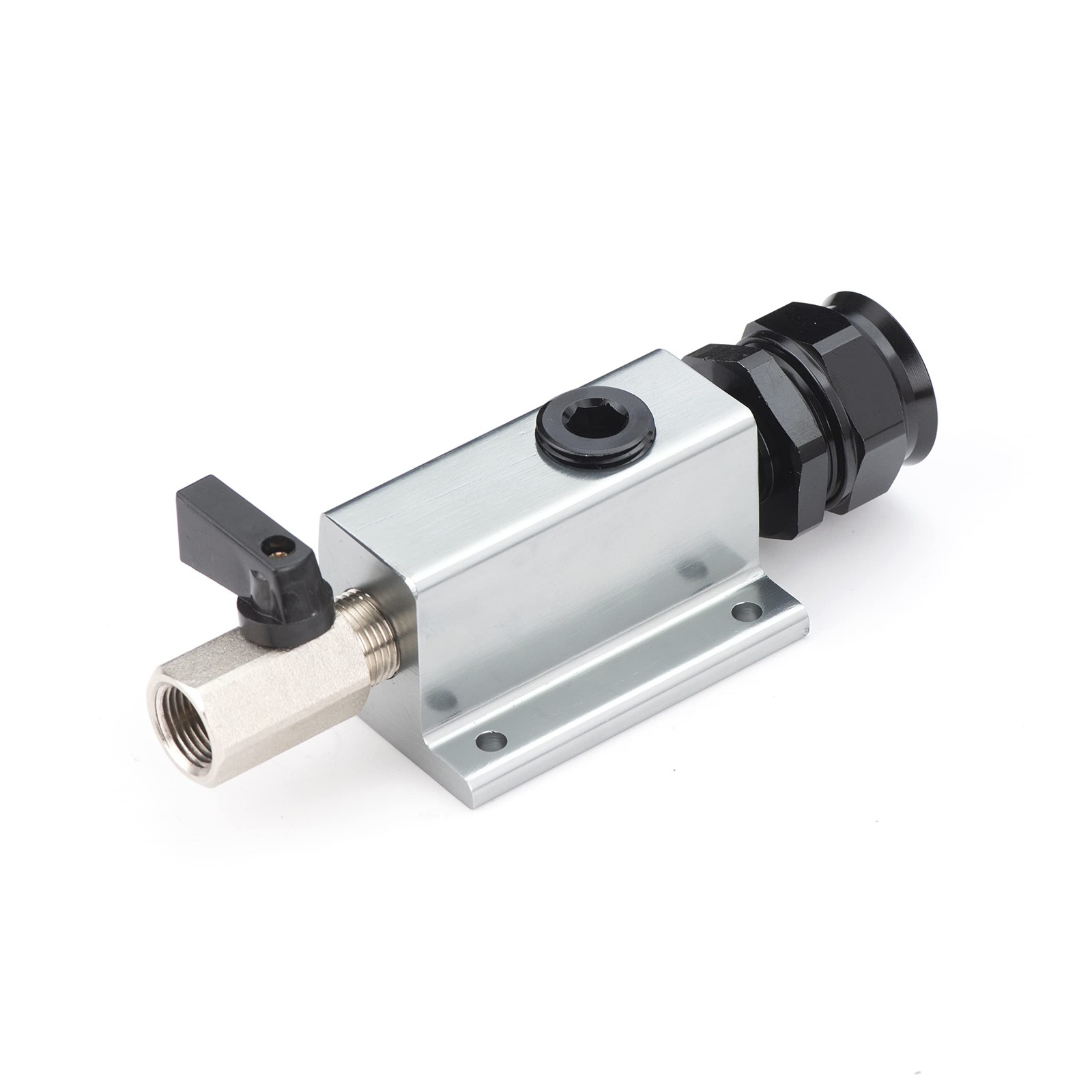 3/4 Air Compressor Outlet Kits with for 3/4" Shop Line Kit, Silver