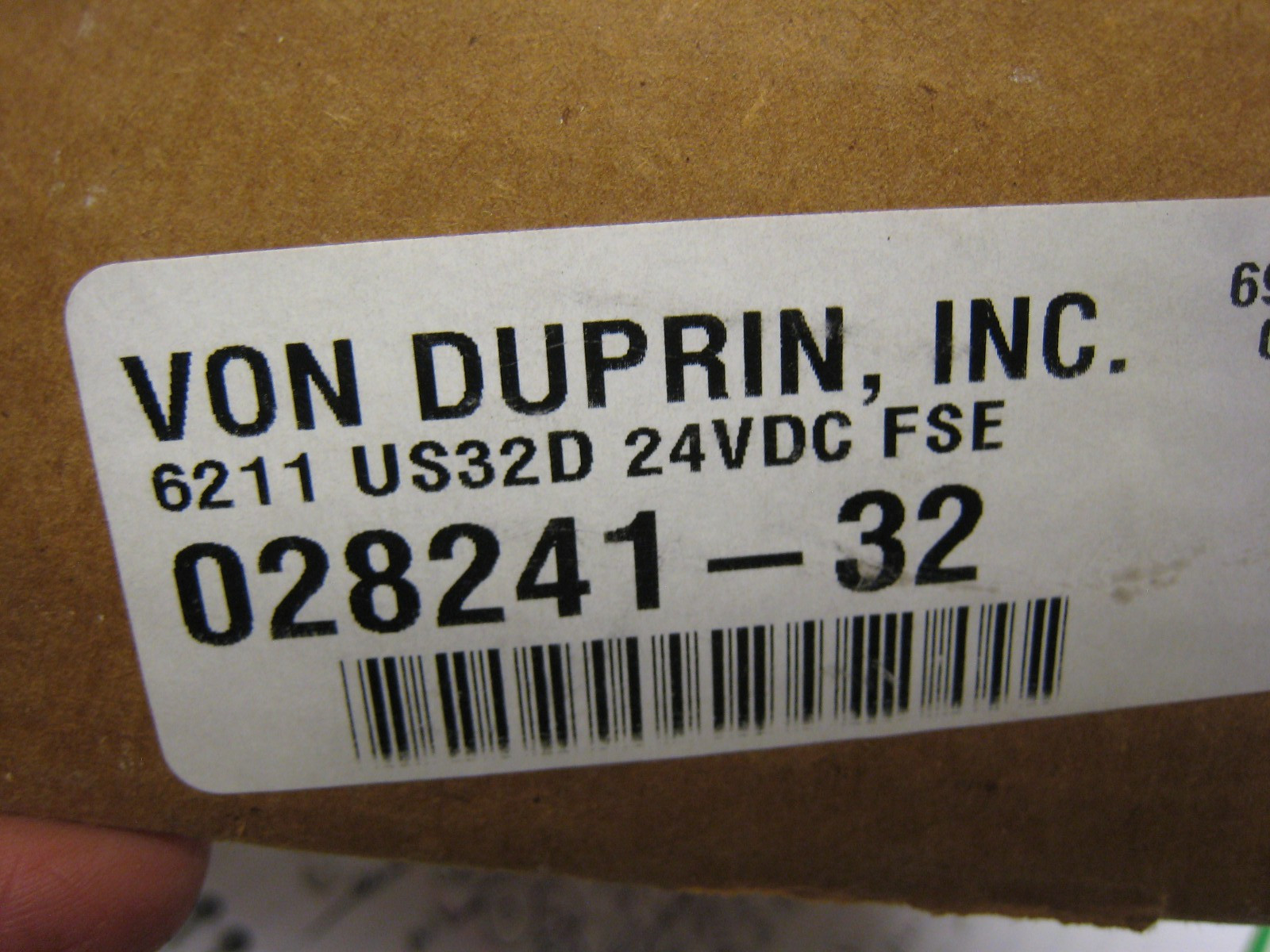 Electric Door Strike NEW door lock access control - VON DUPRIN 028241-32 12VDC