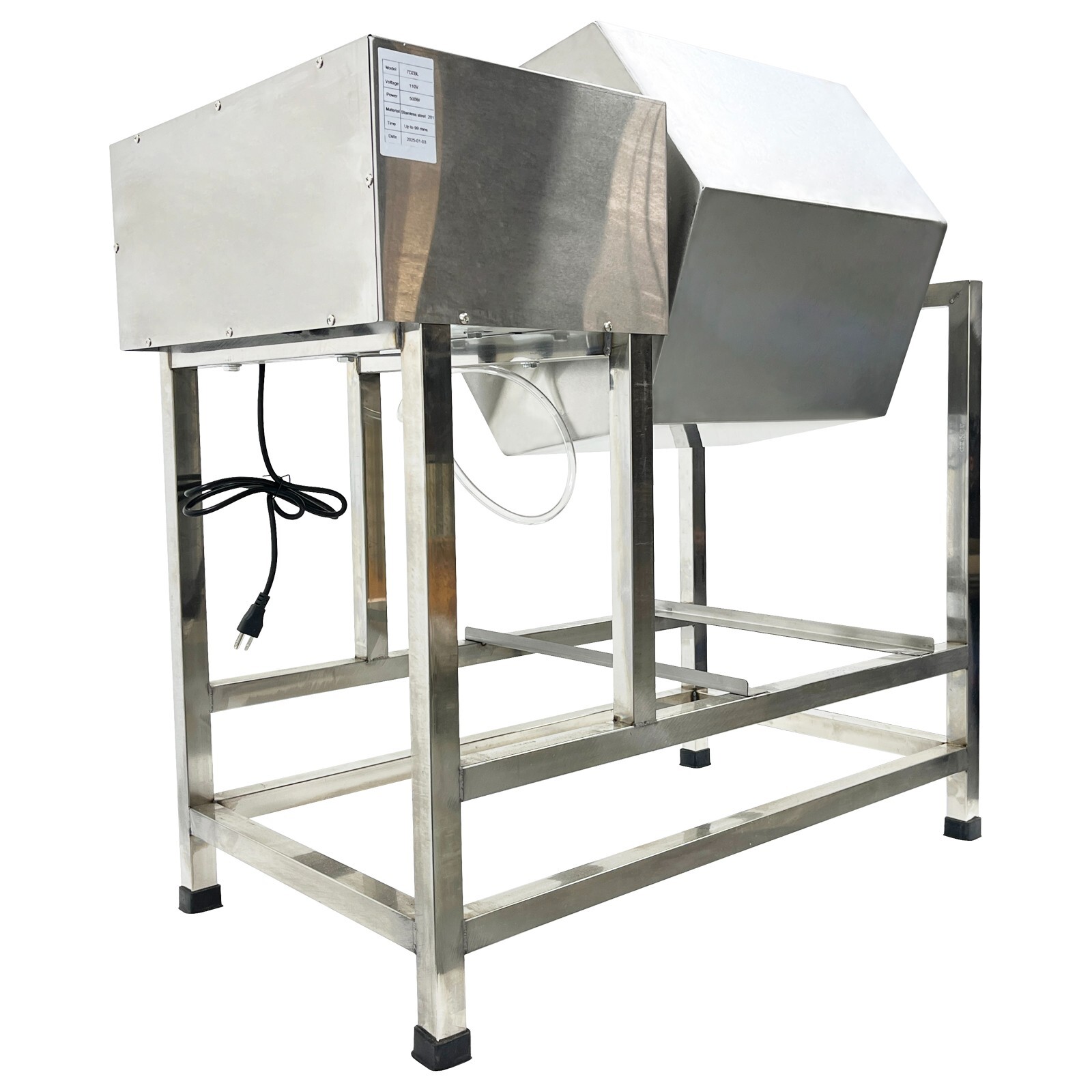 90L Meat Salting Machine Chicken Marinating Vacuum Meat Tumbler Marinator 110V