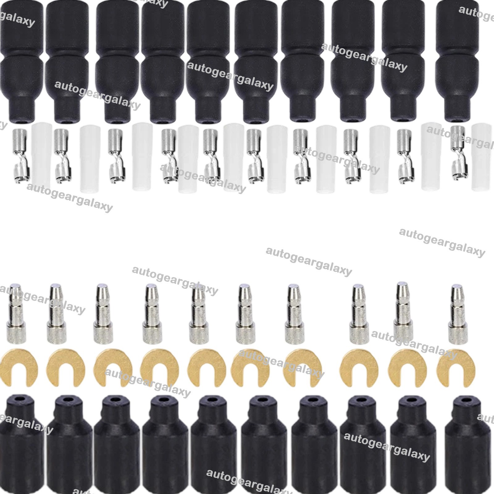 10pk Set Male / Female Electrical Shell Connectors 24v fits Humvee All Military