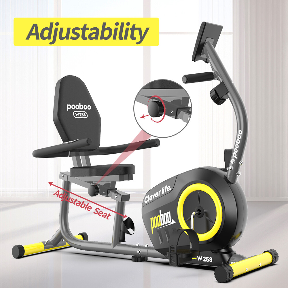 Home Cycling Recumbent Exercise Bike Fitness Cardio Workout Bike Stationary Bike