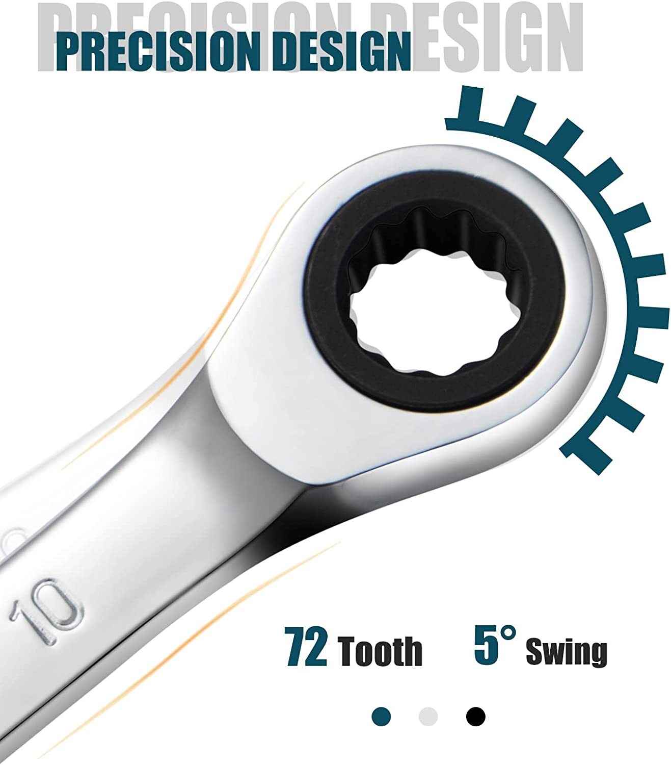 10mm/Metric Ratcheting Combination SORAKO Chrome Vanadium Steel Wrench Tools