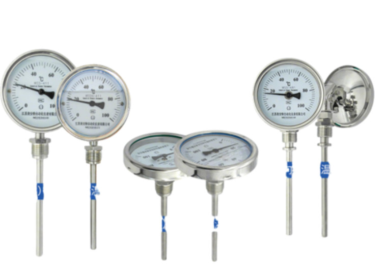 Bimetallic Thermometer, Remote Transmission, Stainless Steel