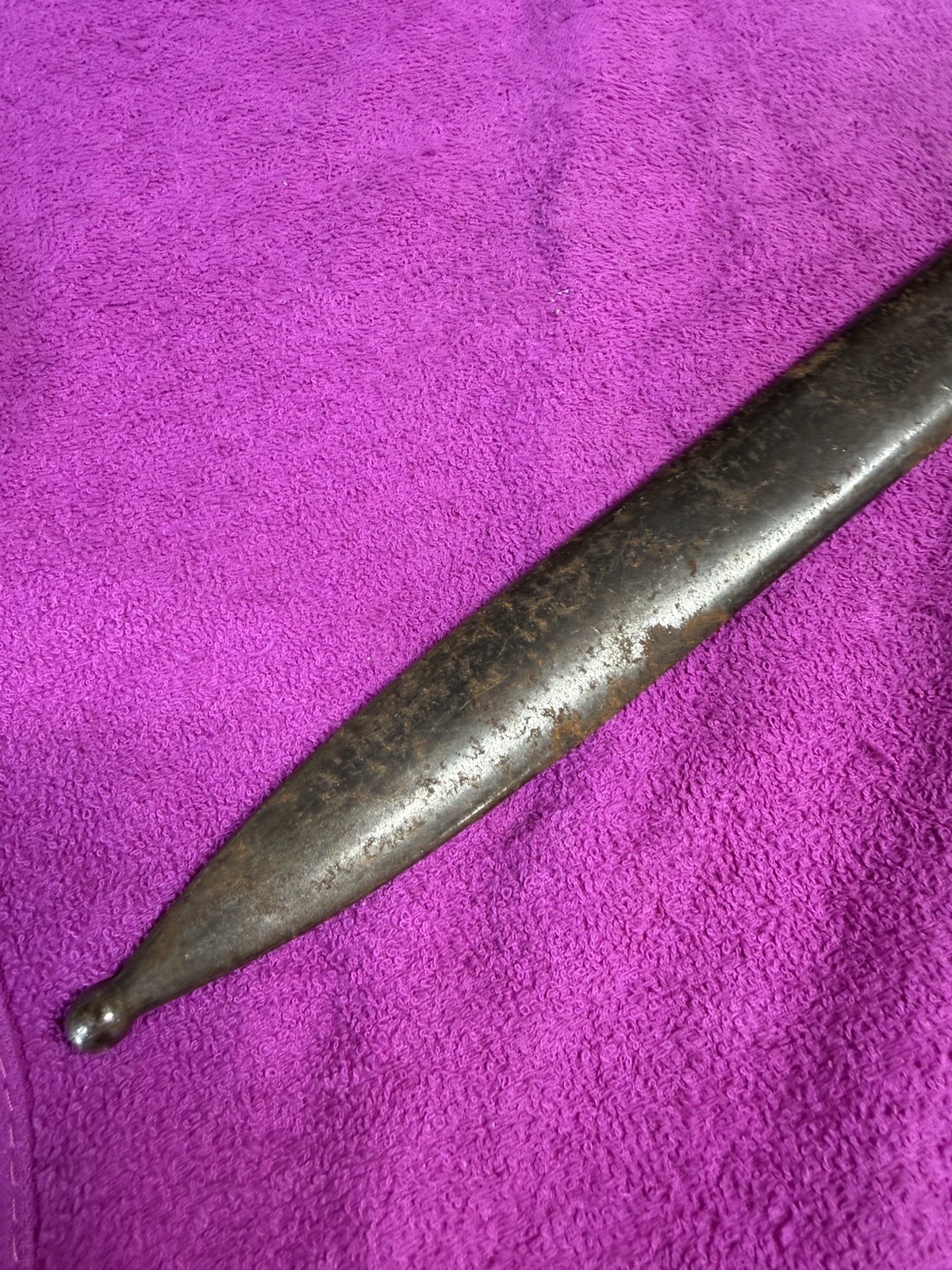 US ARMY PRE WWI US KRAG JORGENSEN BAYONET-DATED 1902-WITH SCABBARD
