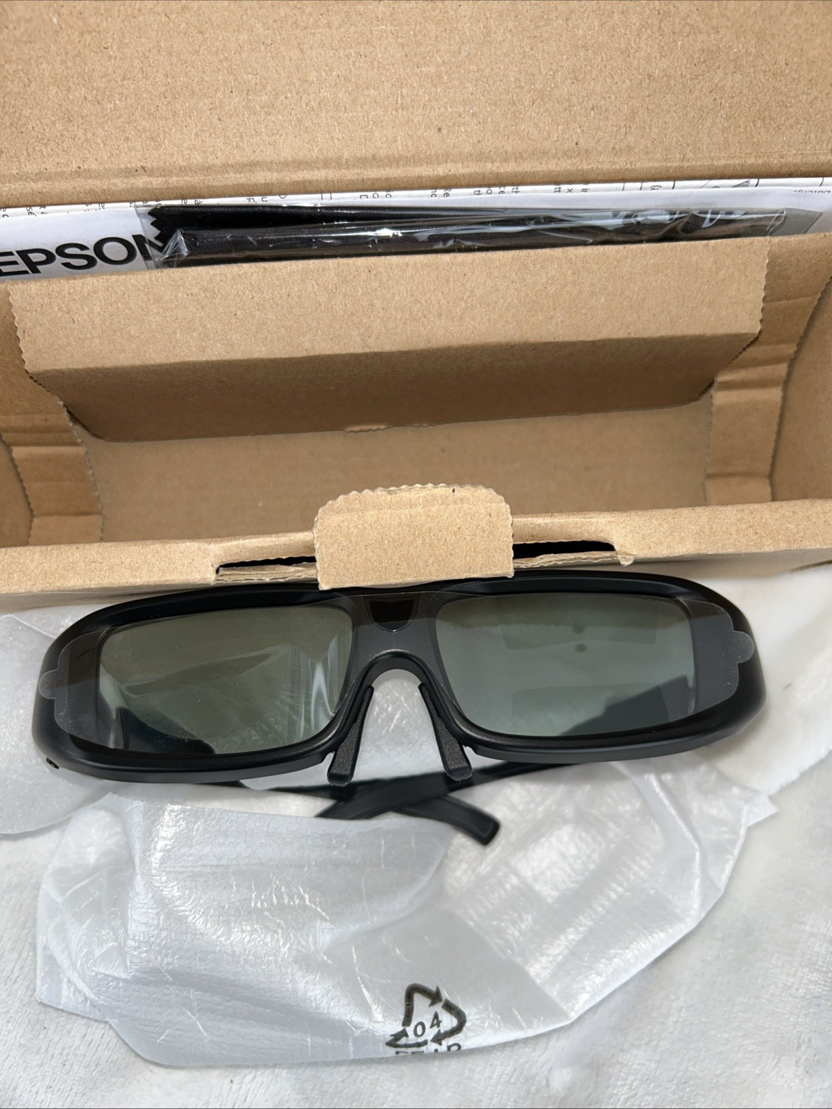 EPSON 3D Glasses Active Shutter IR ELPGS01 for Projectors Used