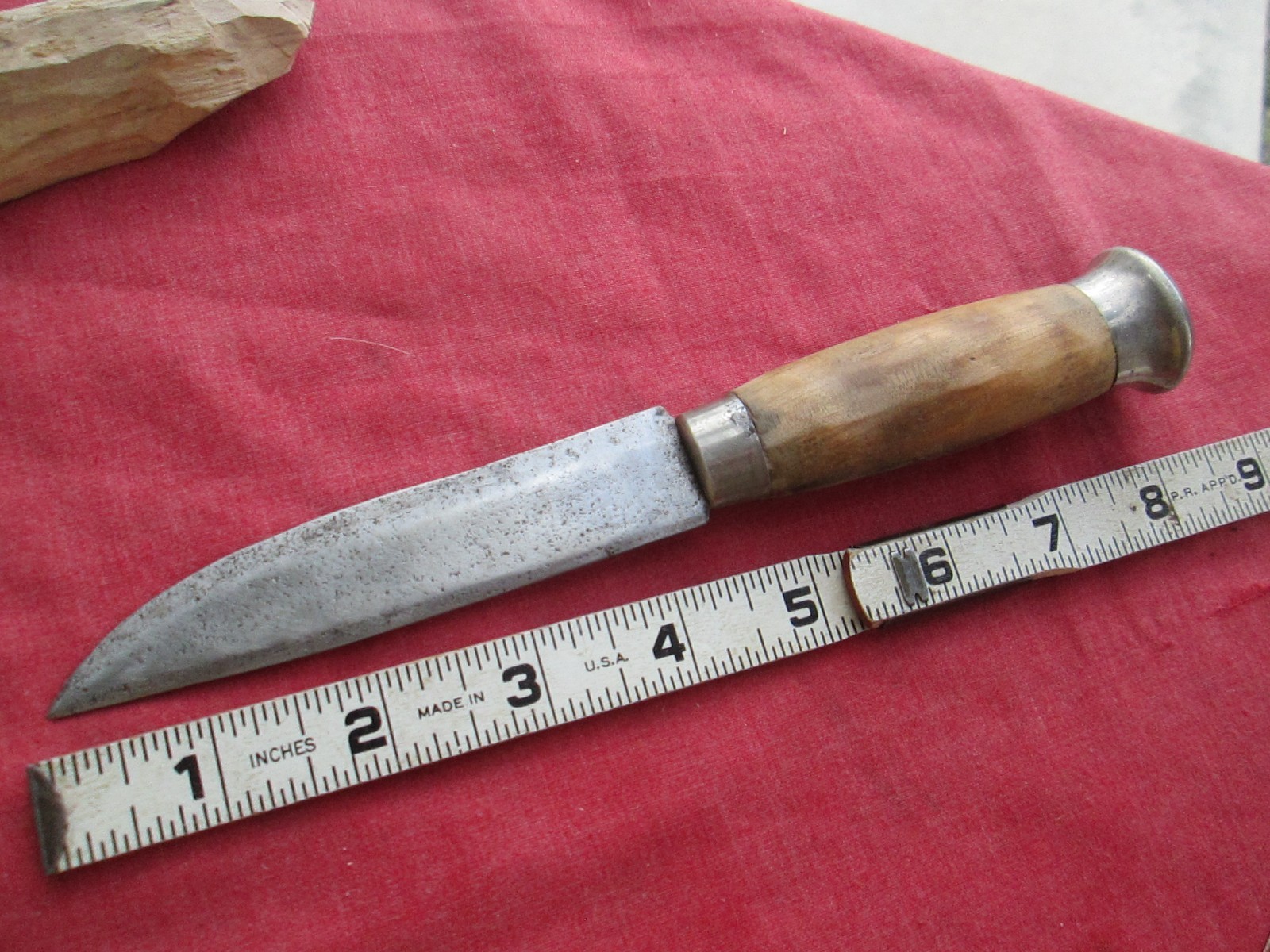 Vintage Norse Knives Sweden Puukko Wood Handle Knife Used