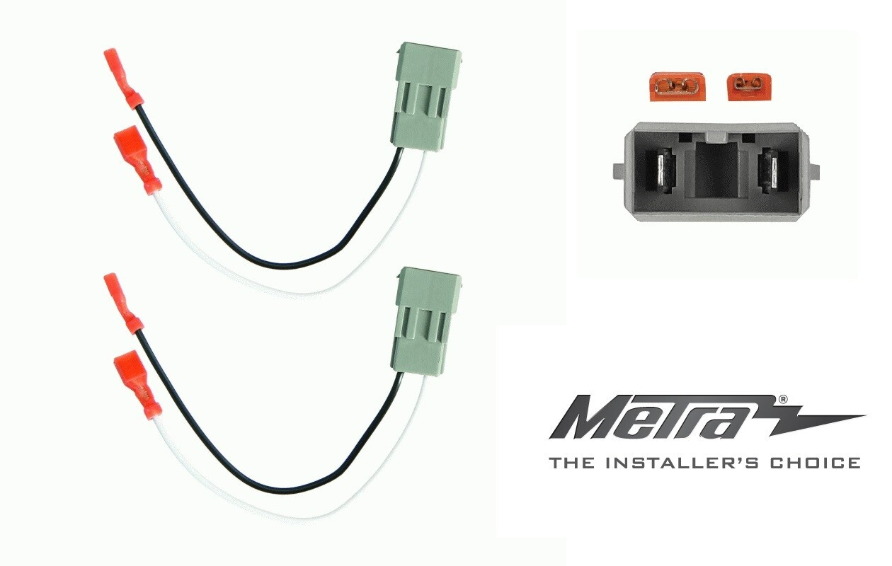 Pair Metra 72-7800 Audio Speaker Adapter Wiring Harness For 1982+ Honda/Acura