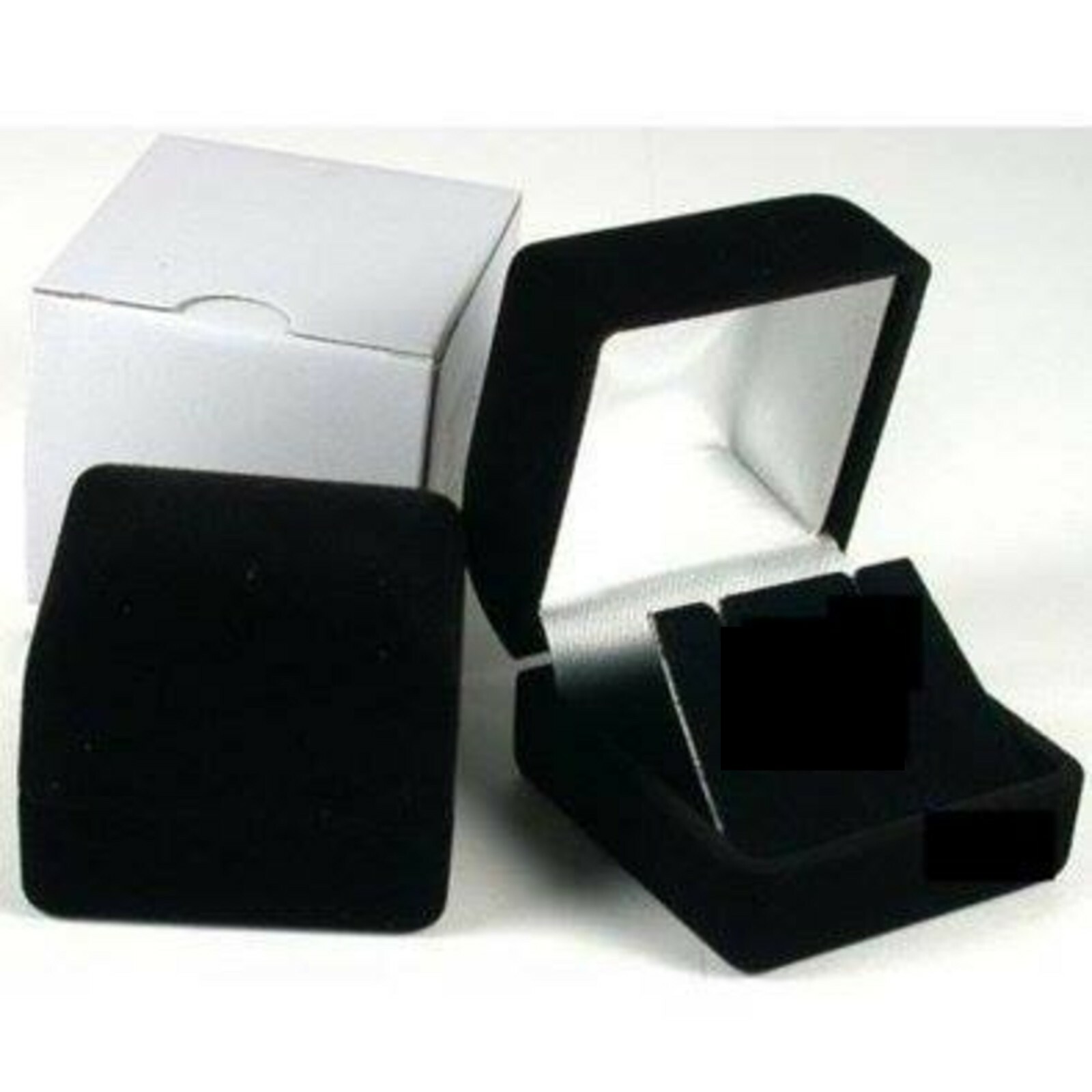 2 ct. Moissanite Princess Stud Earrings - Solid 14k Yellow Gold - Sparkling