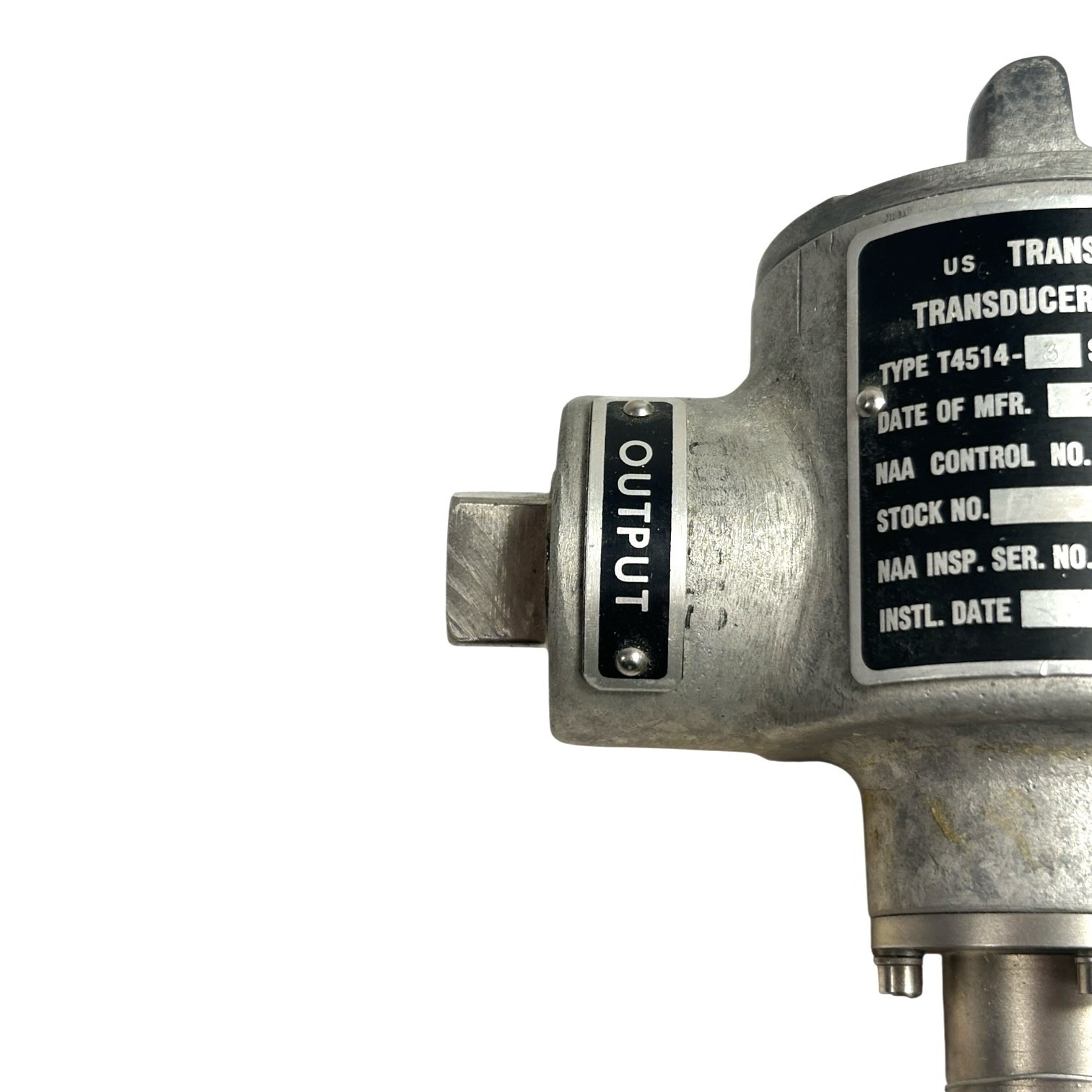 Vintage NASA Authentic Apollo Command Module Pressure Transducer