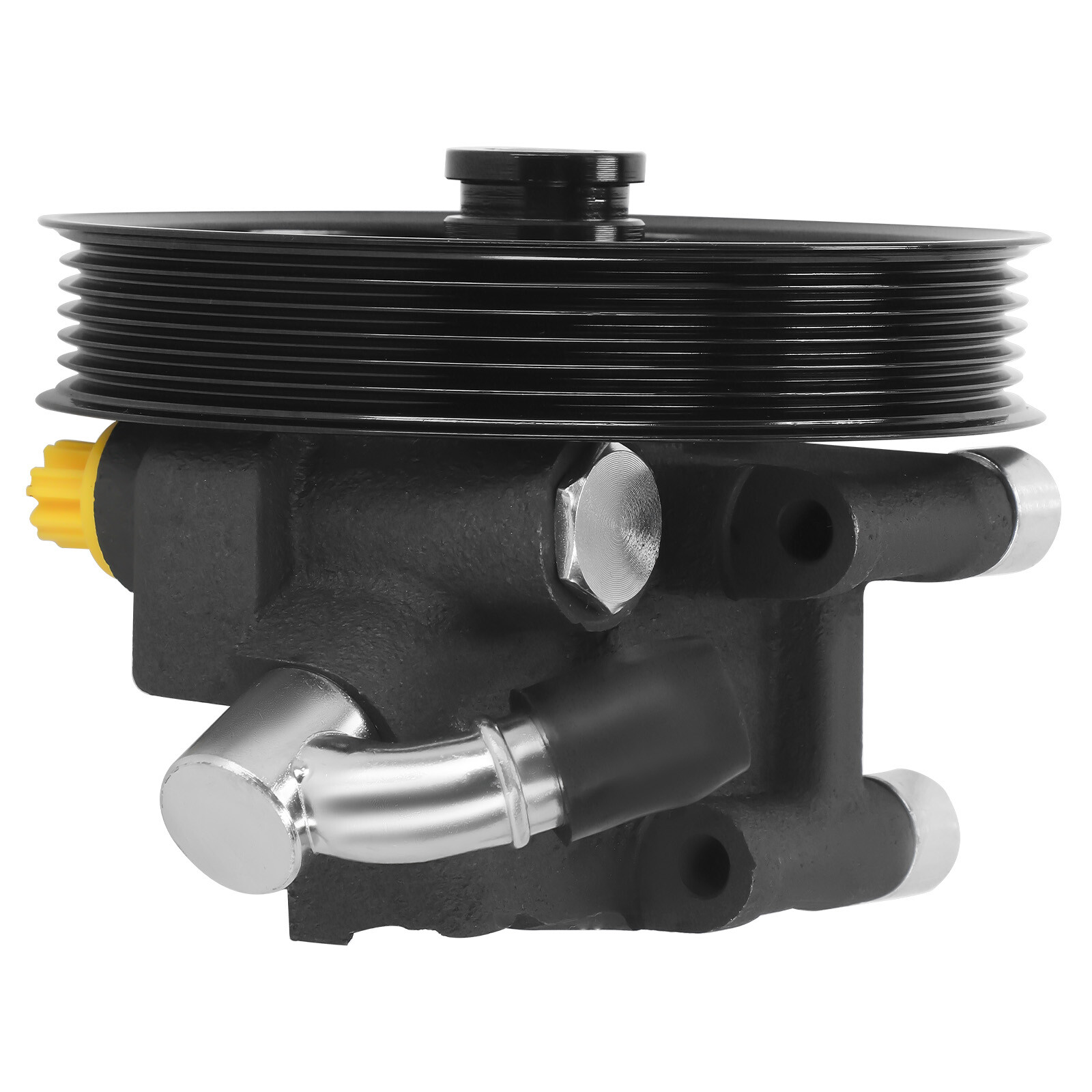 Power Steering Pump w/ Pulley For Ford F-150 2004 F-150 V8 4.6L 5.4L 2005-2008