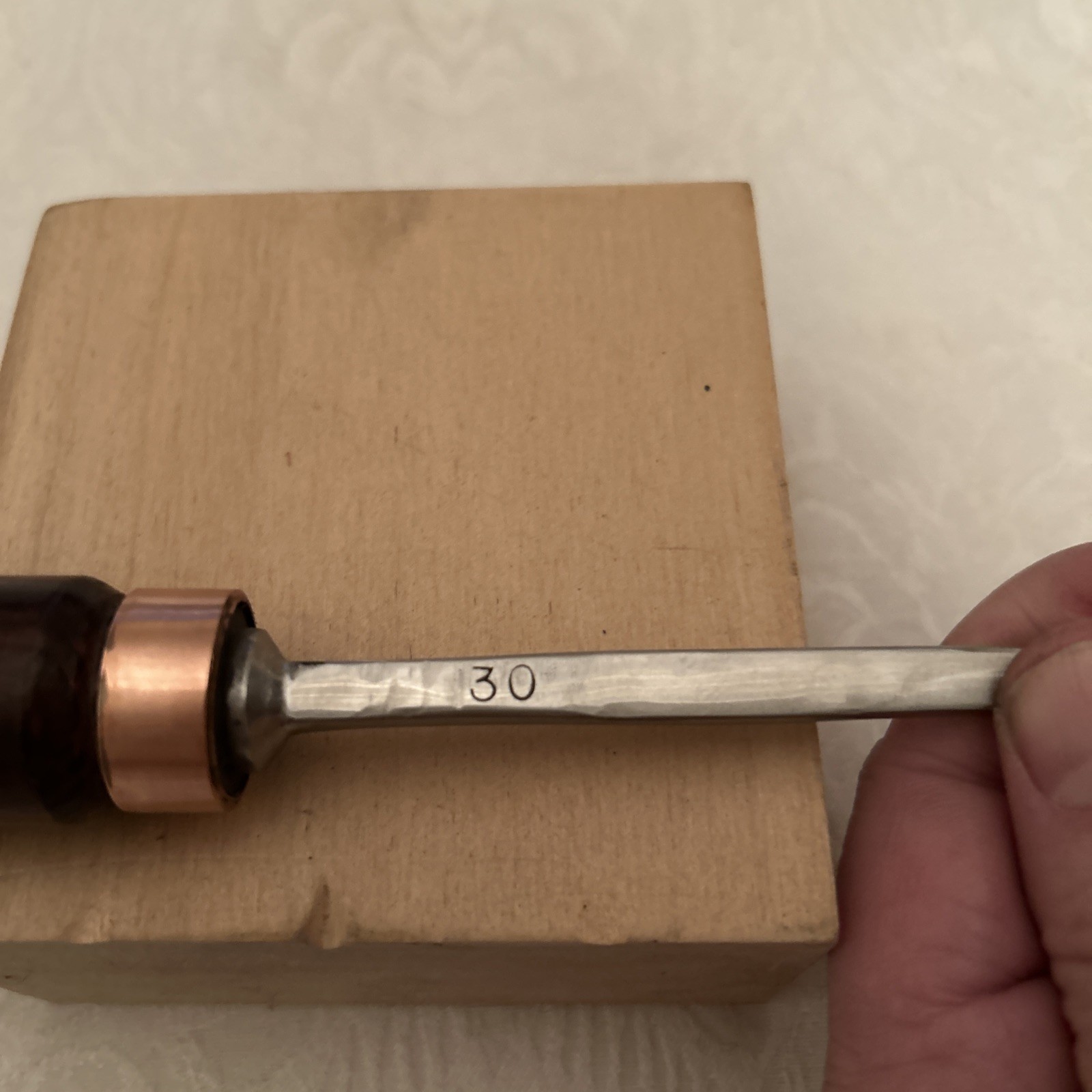 S.J. Addis Spoon Gouge # 30 Or 10a / 25mm 1’ Sharp Hardwood Handle Sheffield