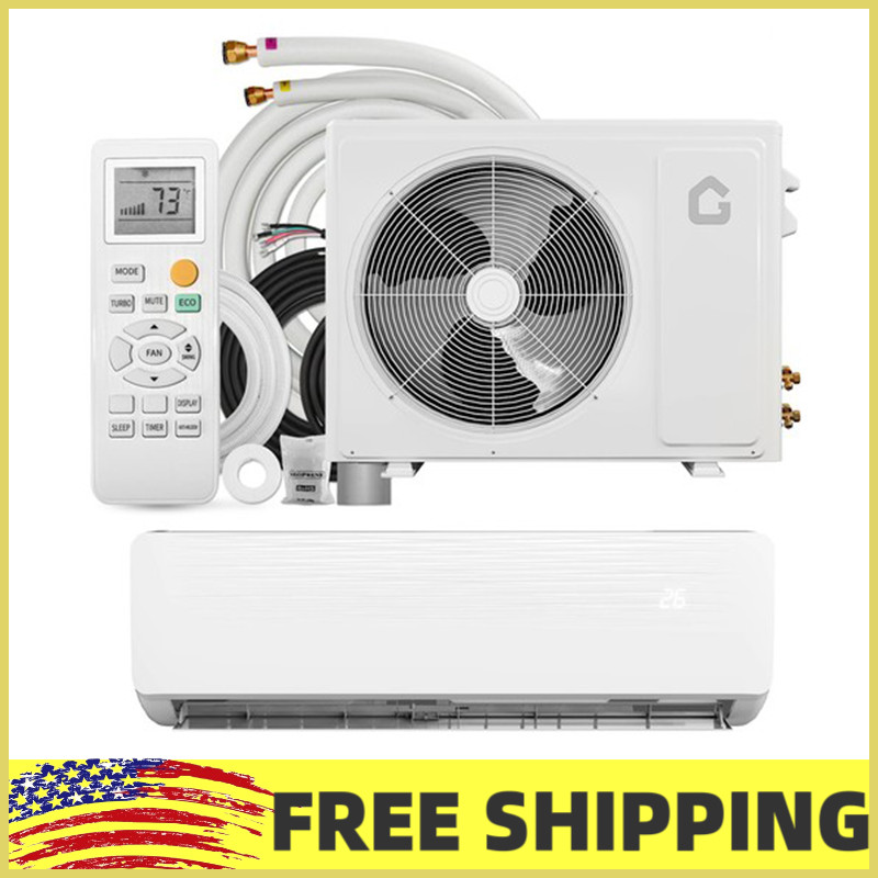 18000 BTU Mini Split Air Conditioner Heat Pump System,19 SEER2 230 V Inverter AC