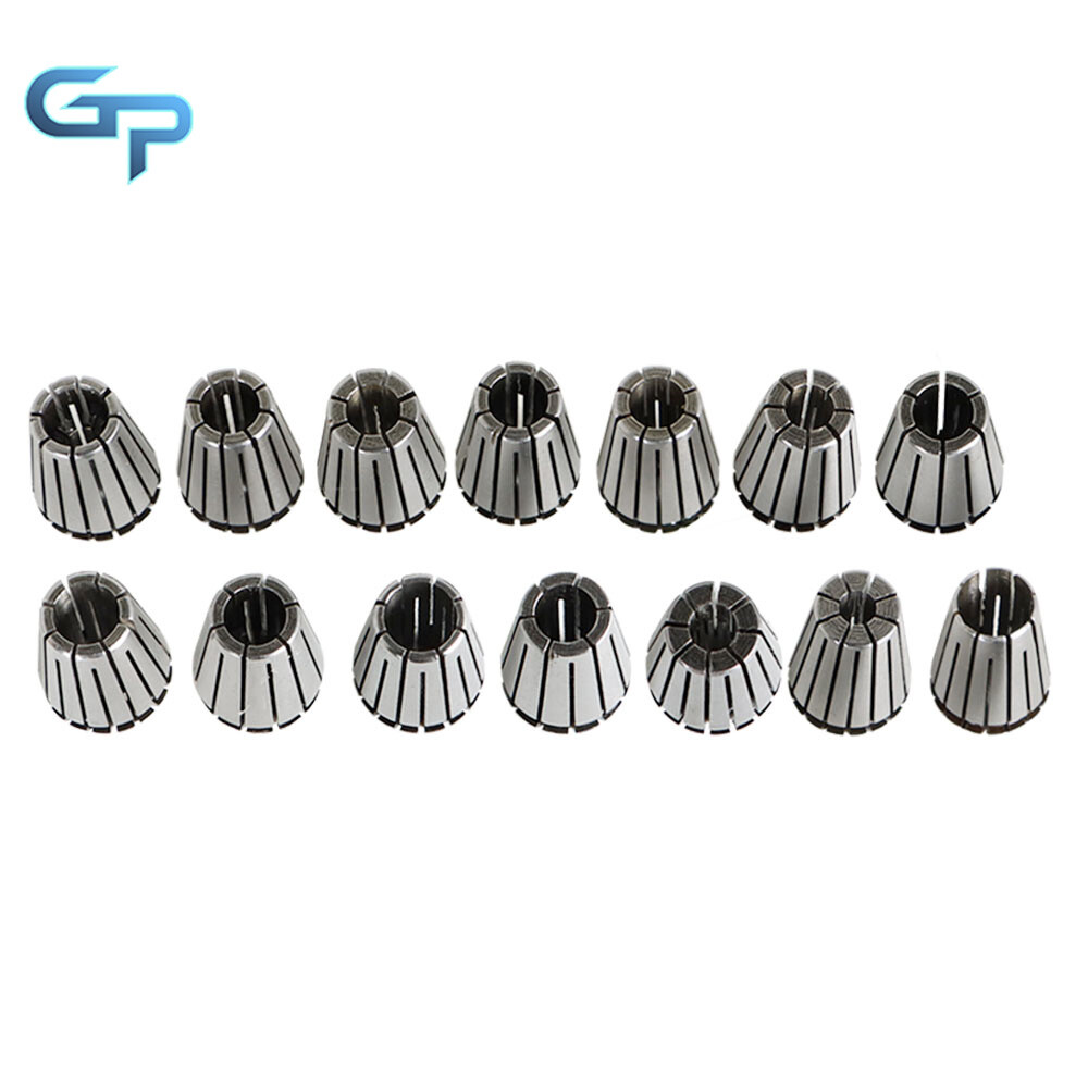 14Pcs ER20 1/16"-1/2" Spring Collet Set for CNC Milling Lathe Tool Workholding