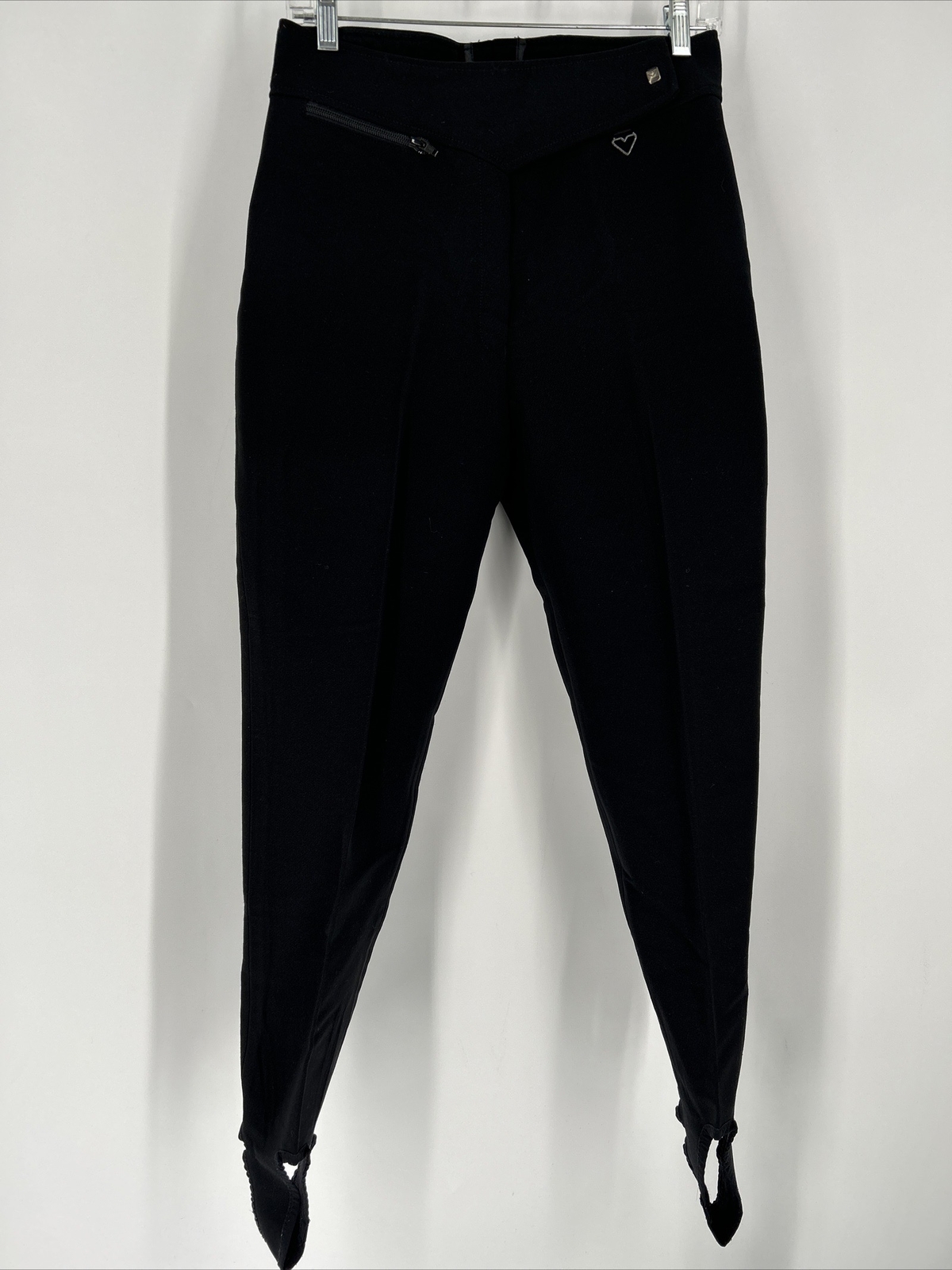 Obermeyer Ski Pants Womens 10 Black Insulated Snowboard Wool Blend