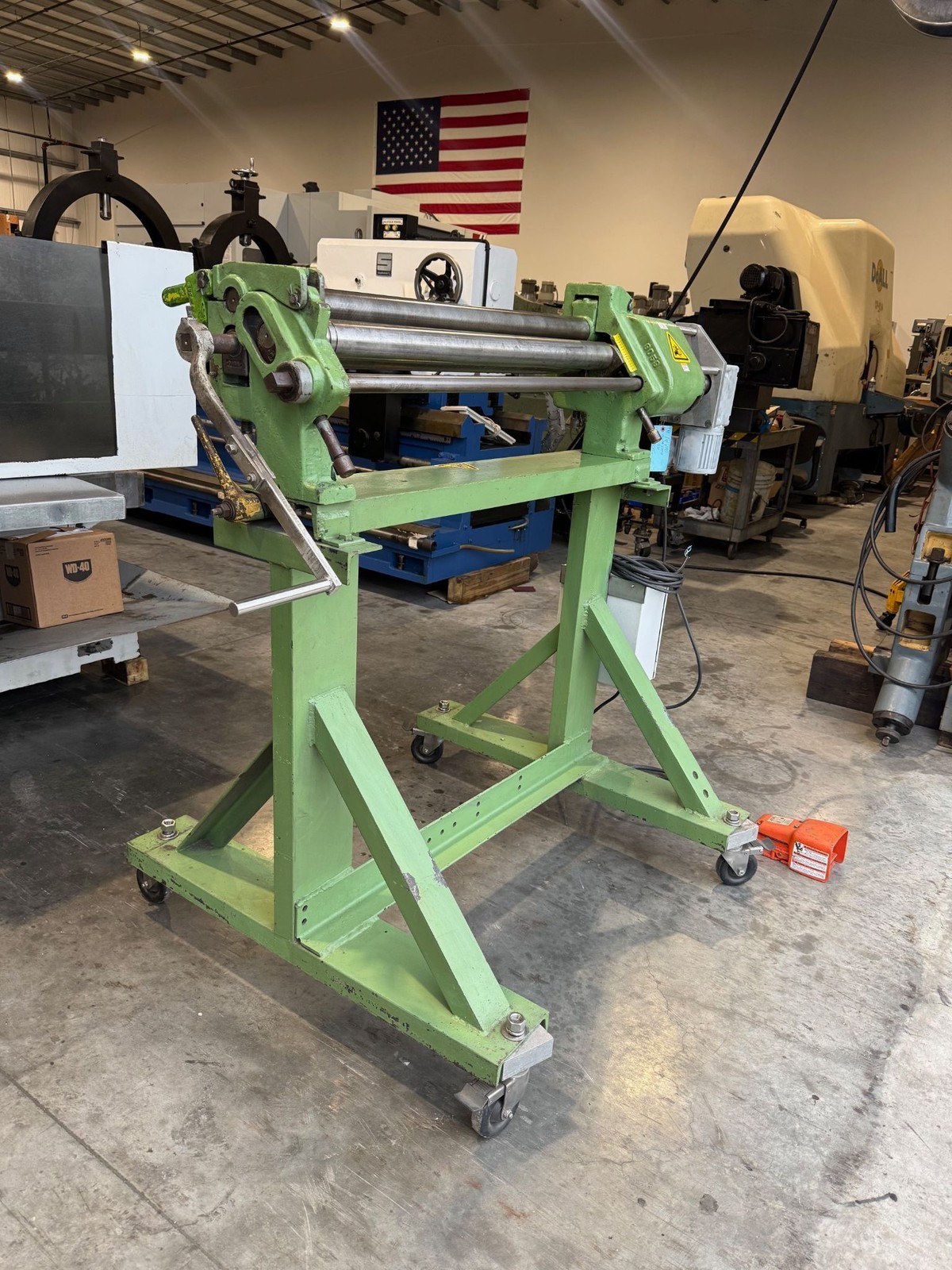 PEXTO 390D 36” x 18 Gauge Plate Bending Roll Powered USA #8068