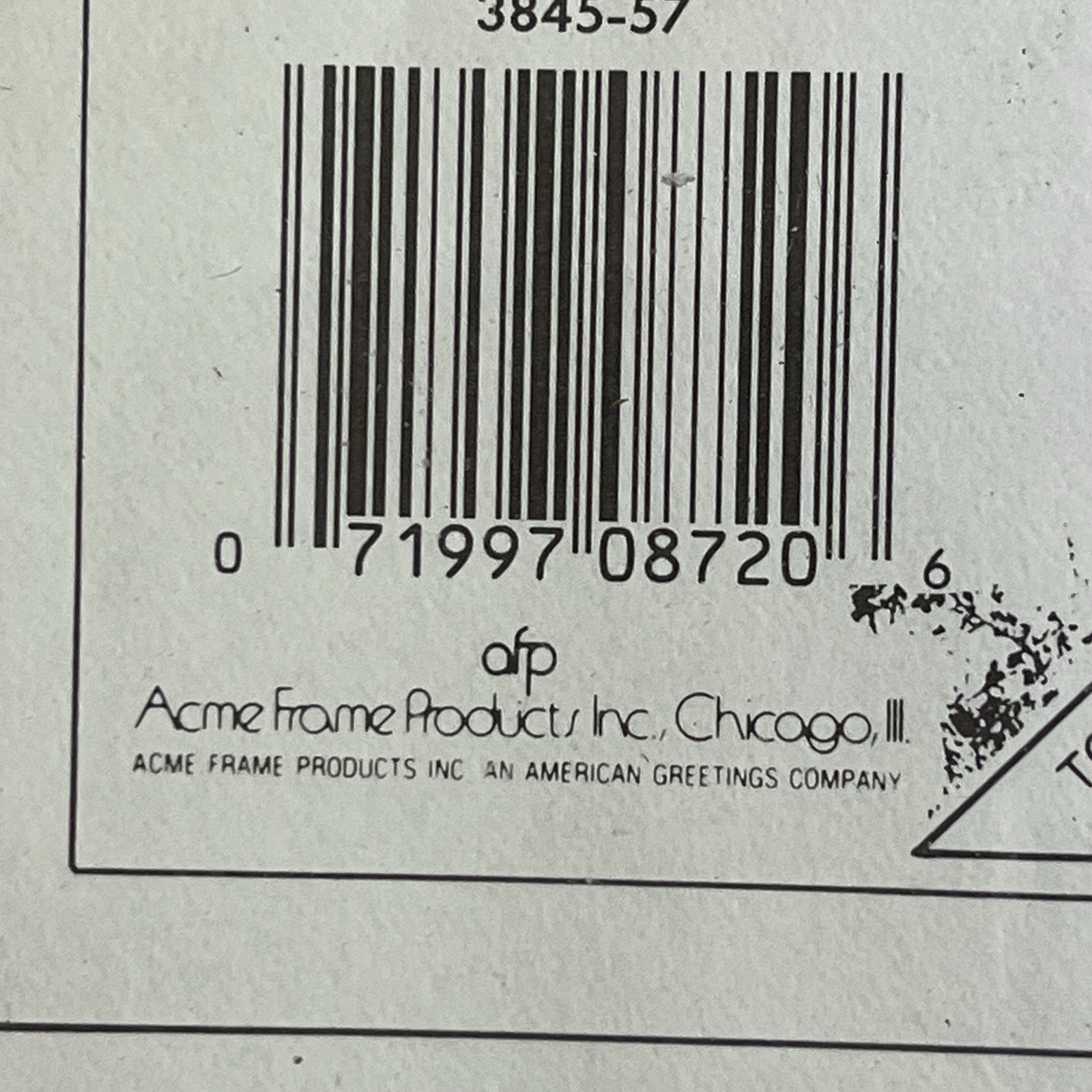 Woodlore Solid Wood Picture Frame Brown 5x7 Acme Frame Products Vintage MCM