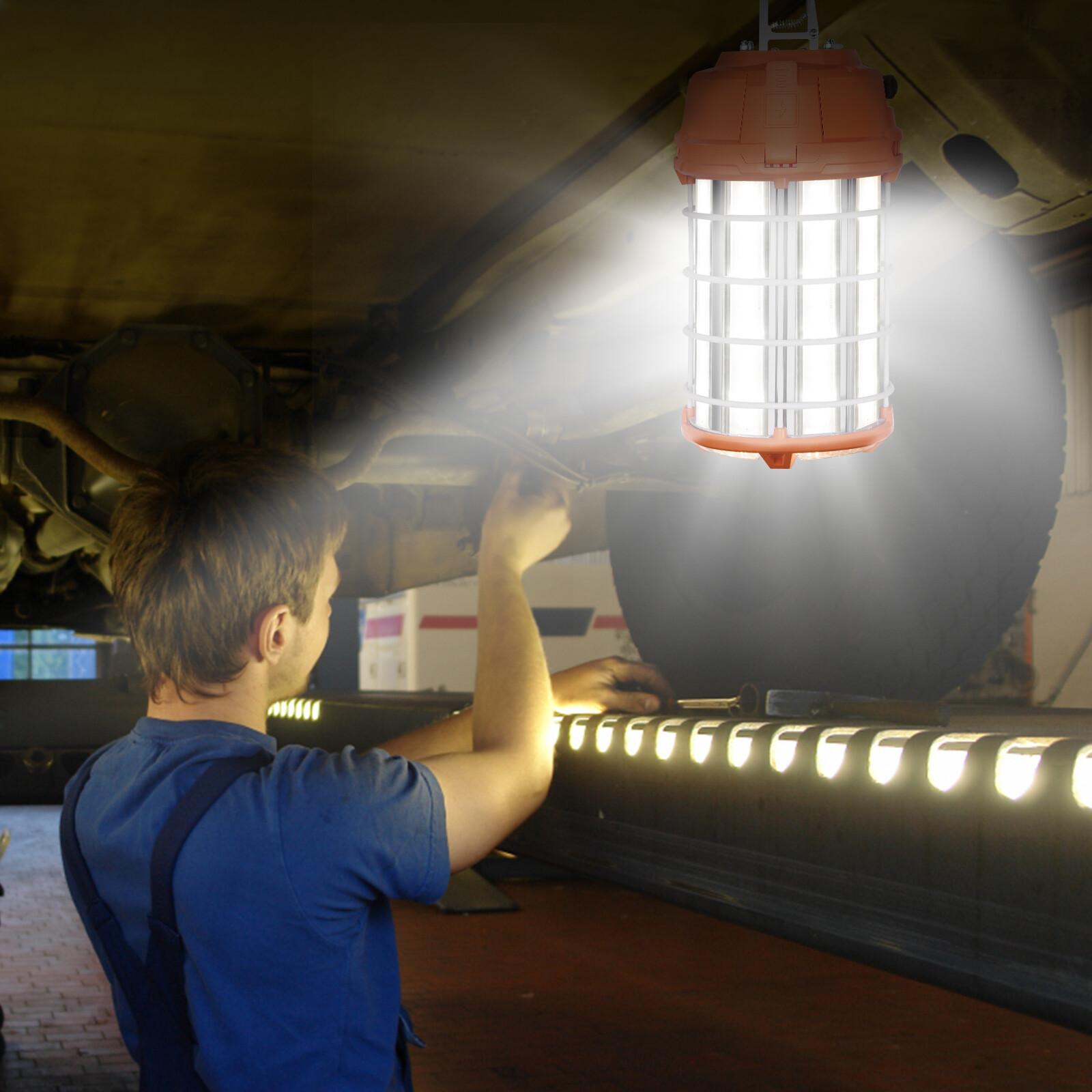 VEVOR 150W LED Temporary Construction Light 20000LM Work Jobsite Lighting, IP65