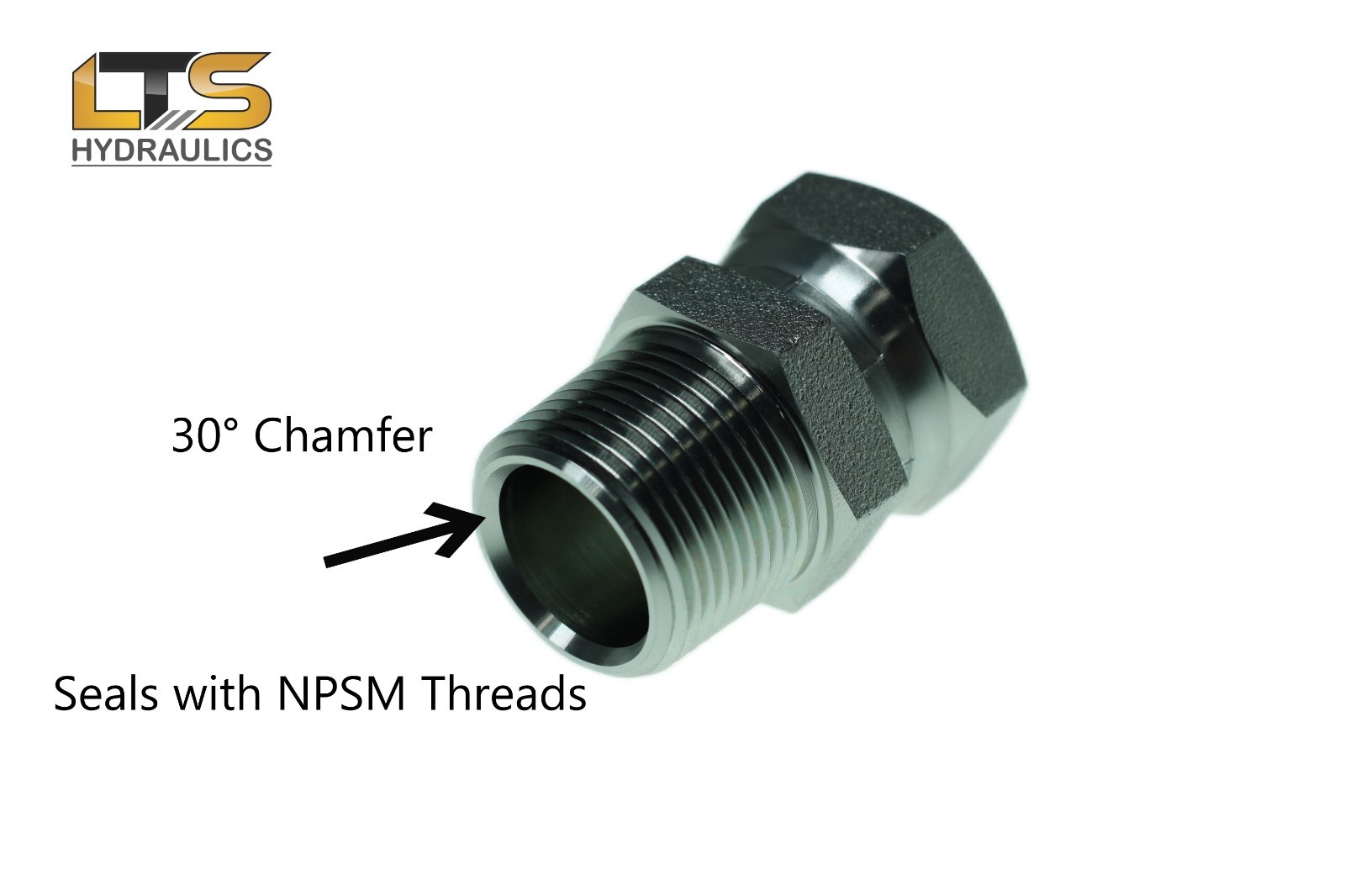 1404 Male Pipe NPT x Female Swivel Pipe NPSM Fitting, New
