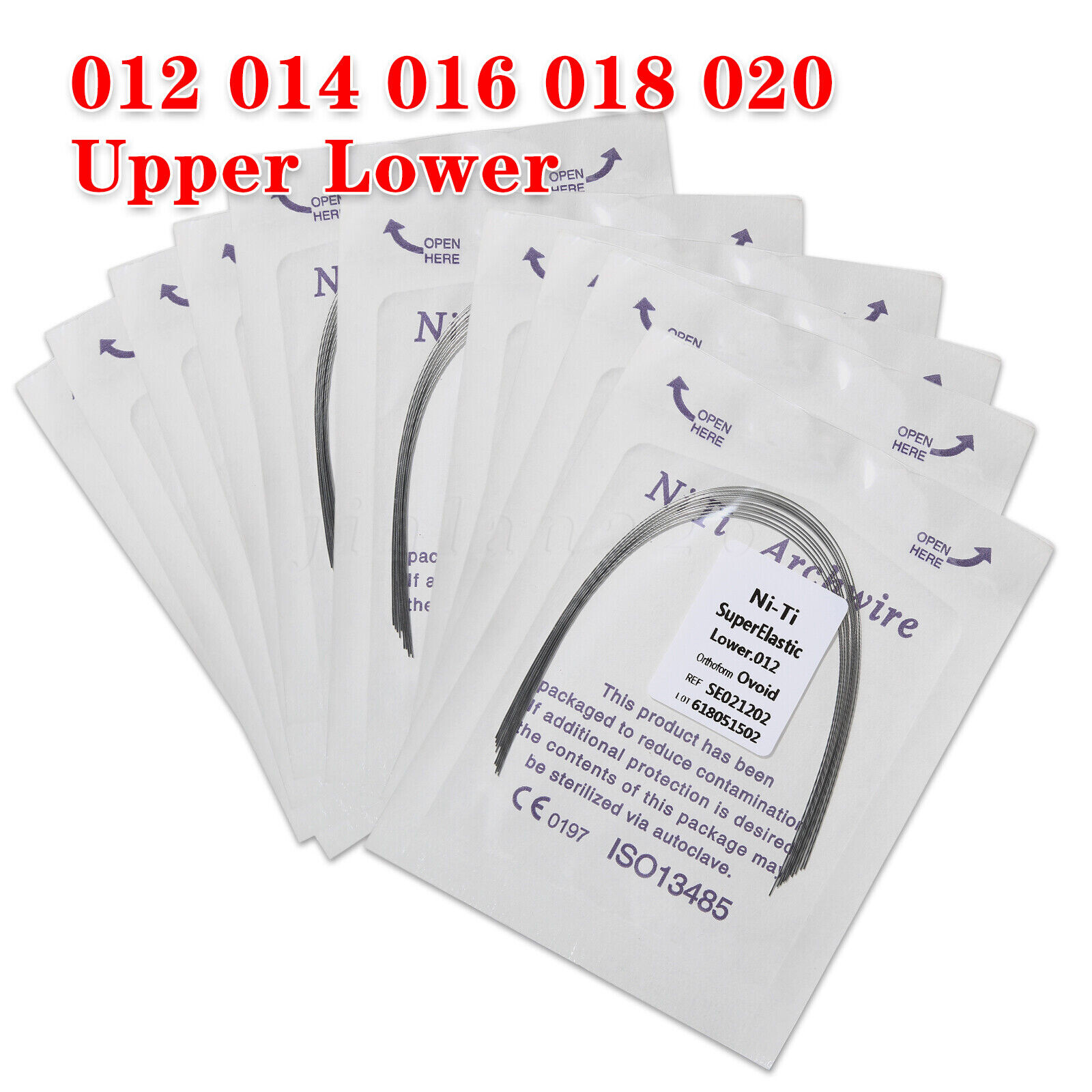 Arcos de Dental Ortodoncia Redondos Niti Arco de Alambre Su Arch Wire 0.99 USD