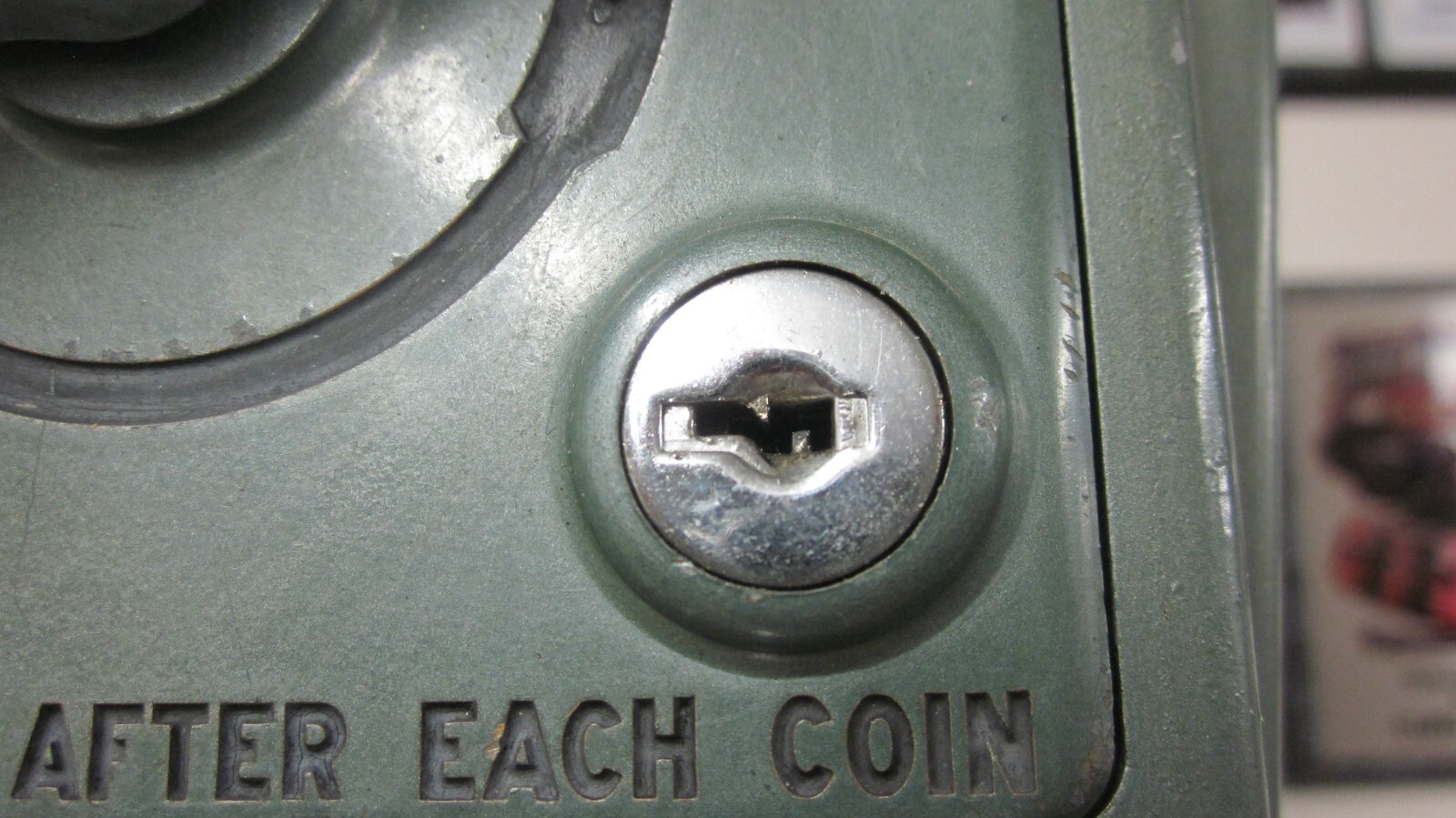 Service Key for M.H. Rhodes Parking Meters. Master Key for Top lock ONLY!