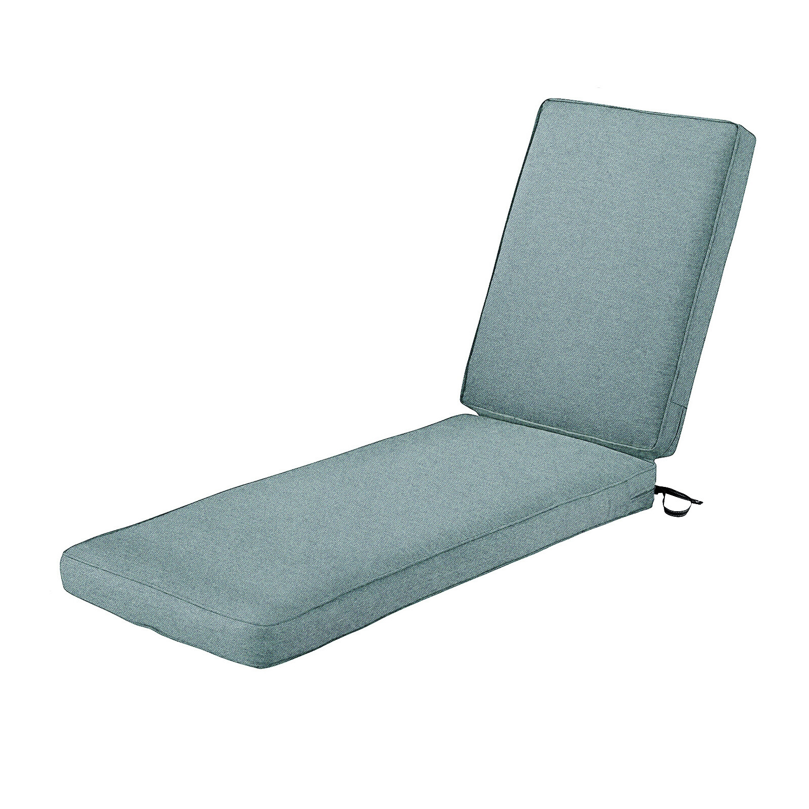 72"/80" Soft Sponge Chaise Lounge Chair Cushion w/Waterproof and Washable Cover