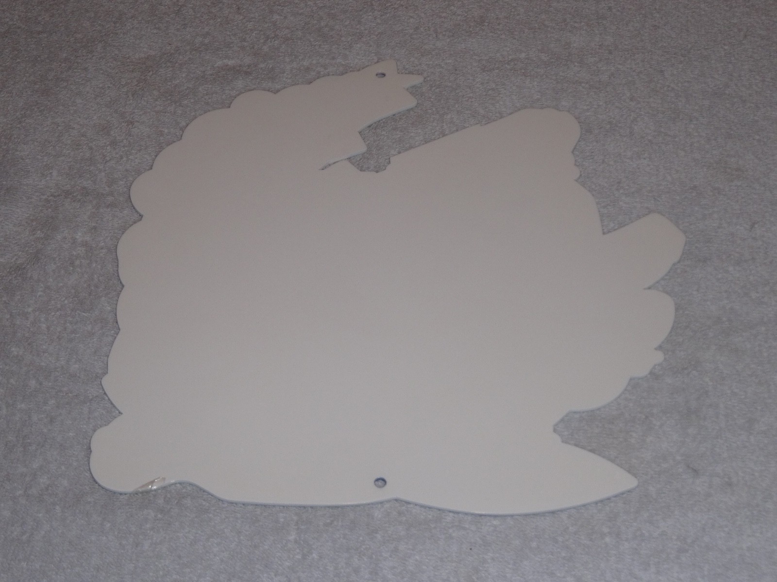 VINTAGE DODGE MOPAR ROAD RUNNER DIECUT 12" METAL ROADRUNNER CAR ADVERTISING SIGN