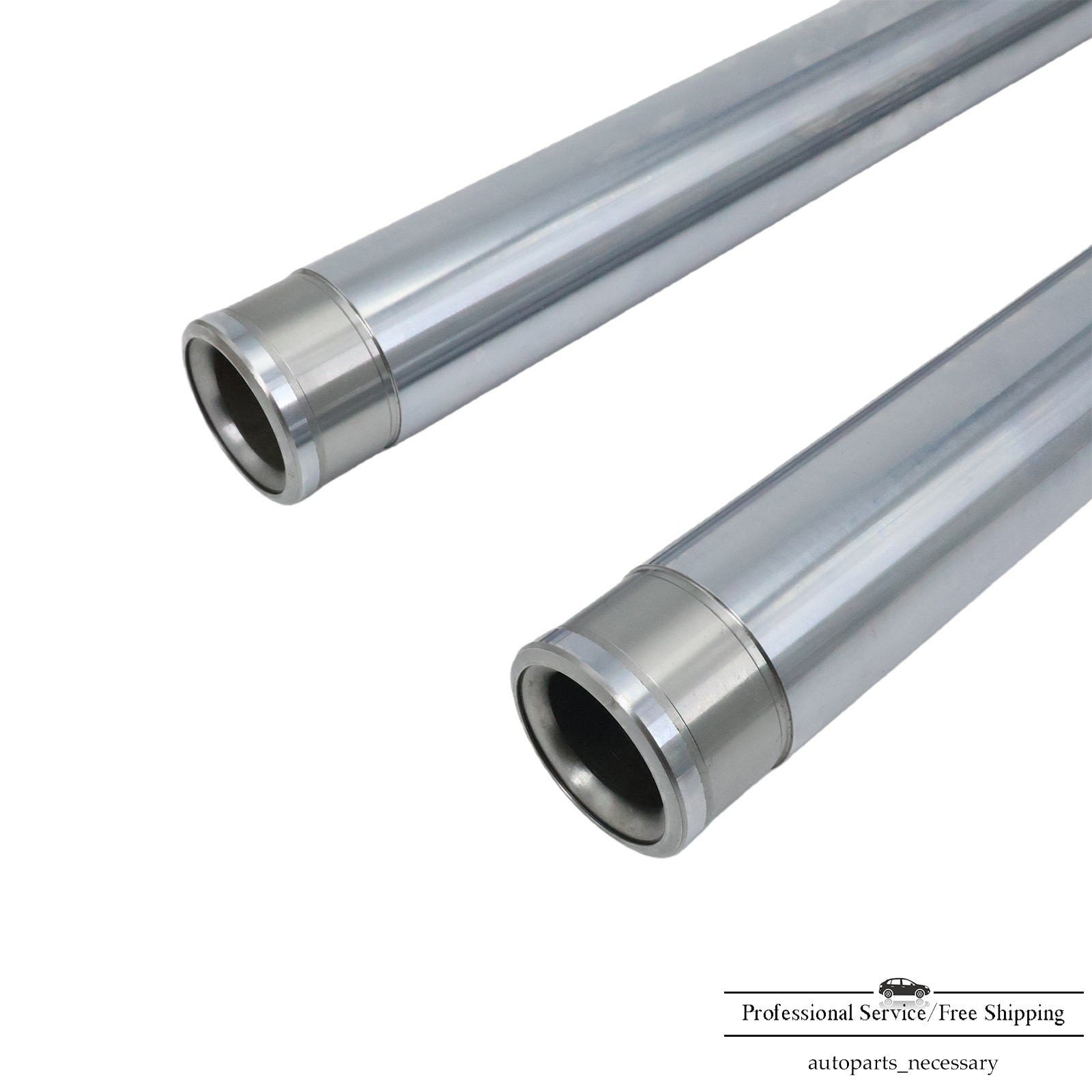 2x Front Shock Inner Fork Tubes For Kawasaki EX650 Ninja 650 2017-2023 41x585mm