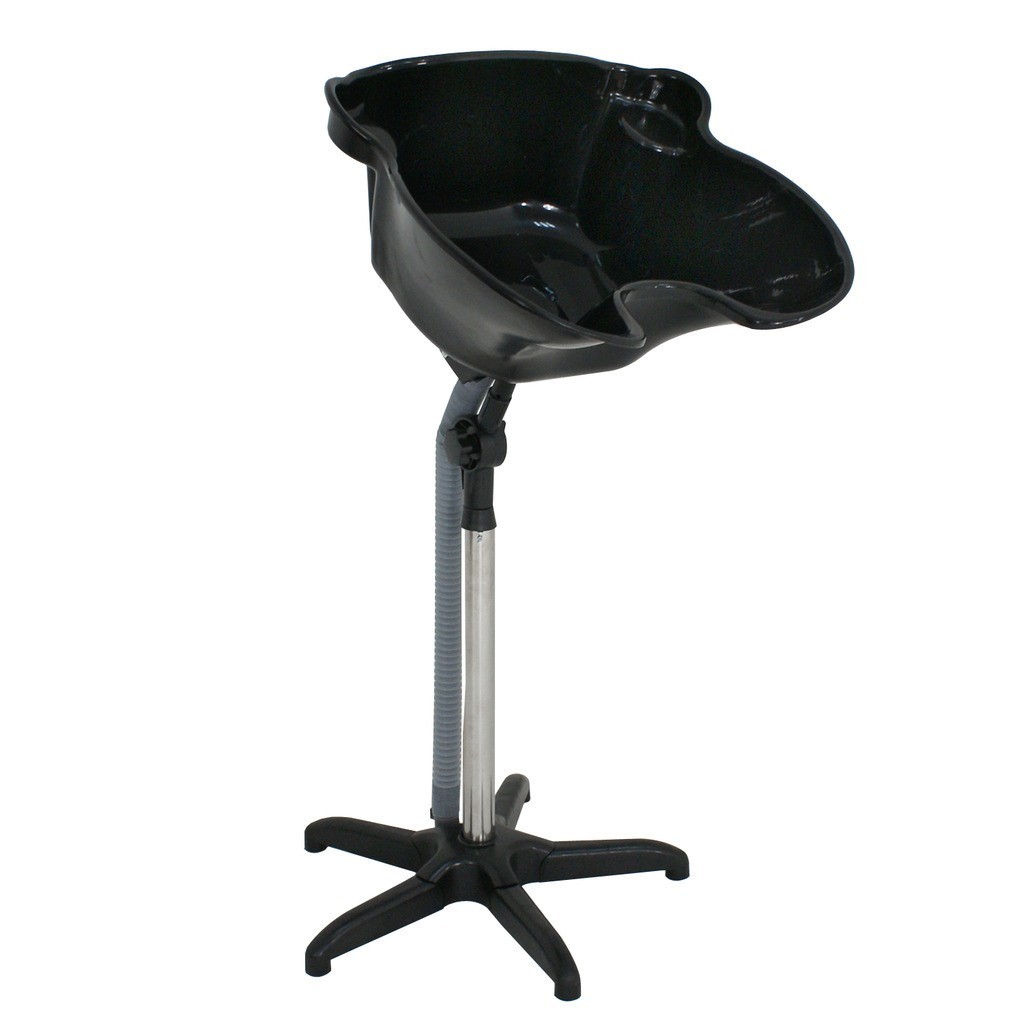 Height Adjustable Portable Salon Hair Shampoo Basin Treatment Bowl Black NEW