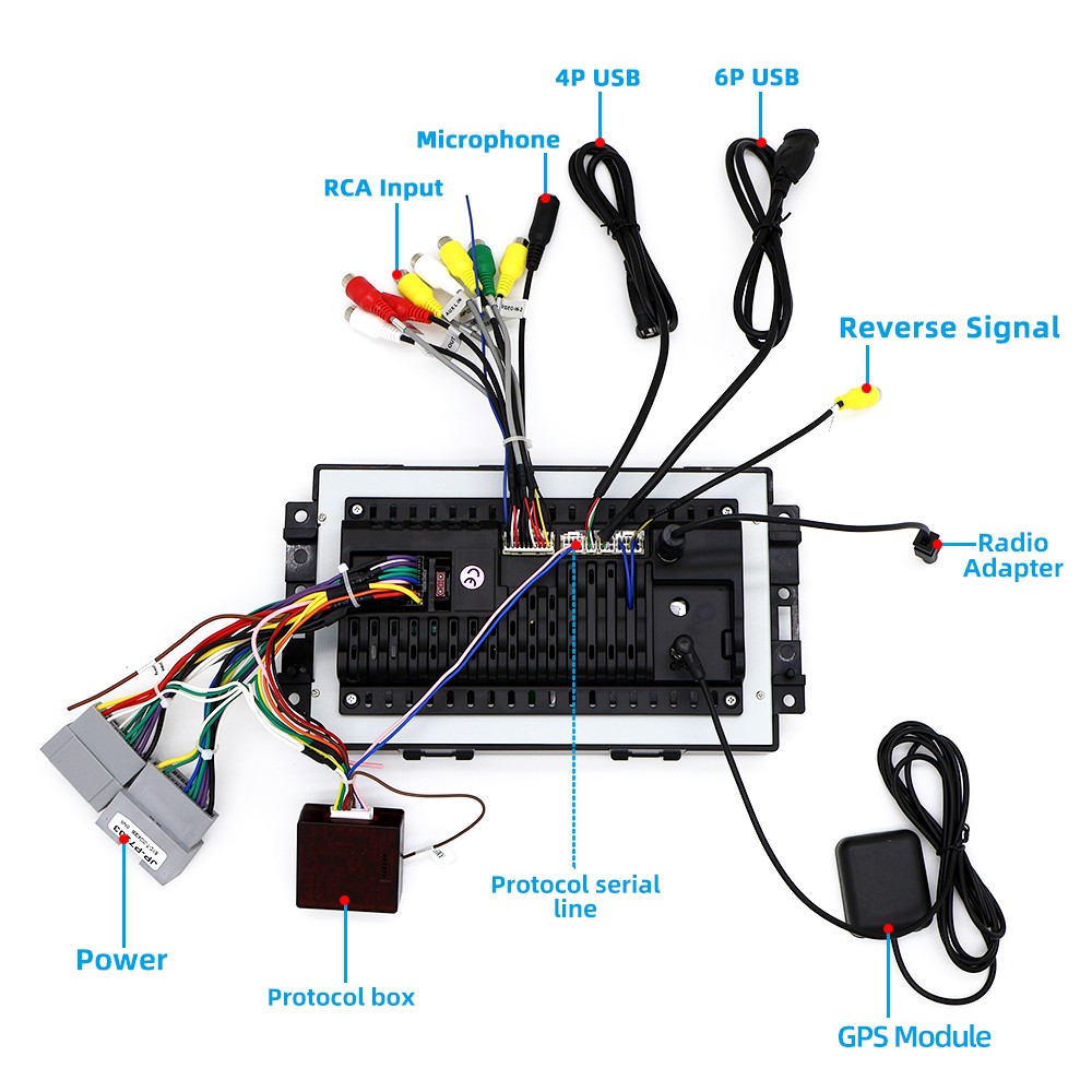 Touch Screen Car MP5 Player Mirror Link SWC USB Fit For 2006-2010 Dodge Caliber