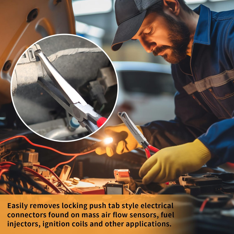 4Pcs Electrical Disconnect Pliers 60° Automotive Electrical Connector Separato