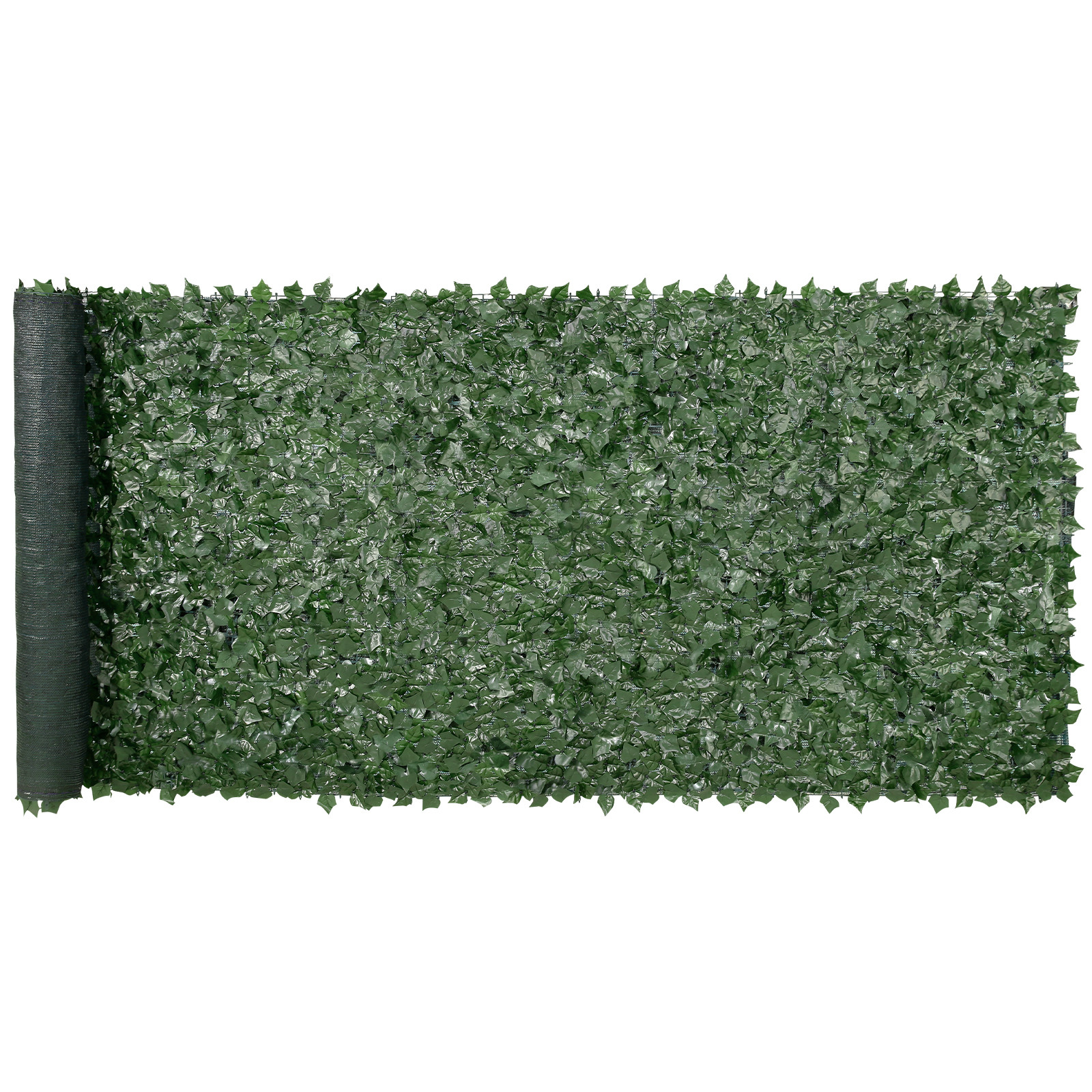 59"x158" Artificial Faux Ivy Leaf Fence Screen with Mesh Cloth Backing