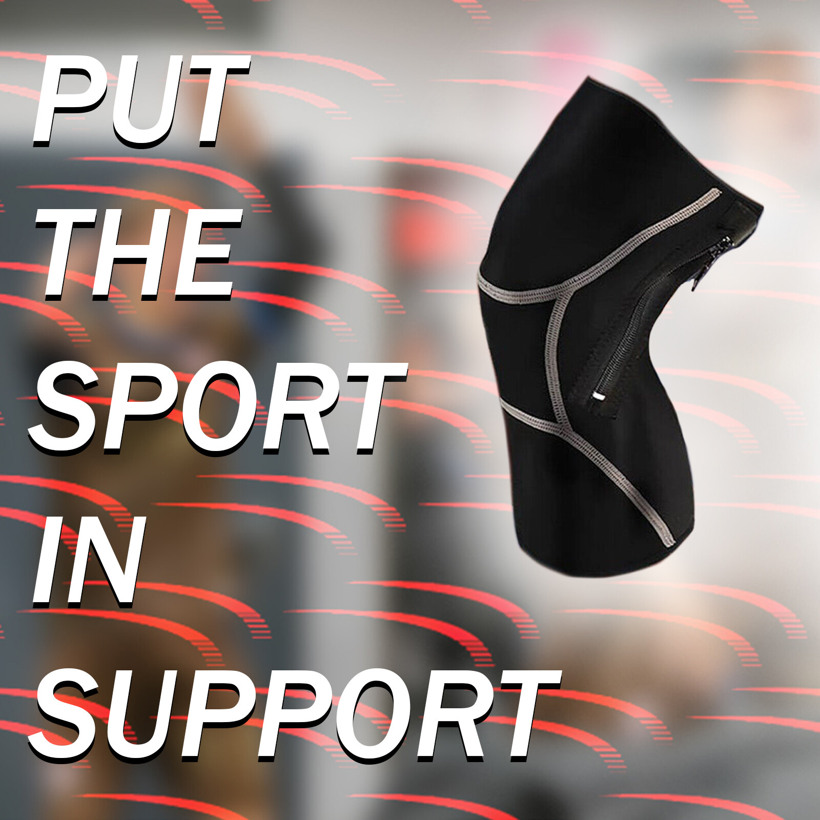 Knee Brace Sleeve Compression Fitness Weight Lifting Support Pain Relief