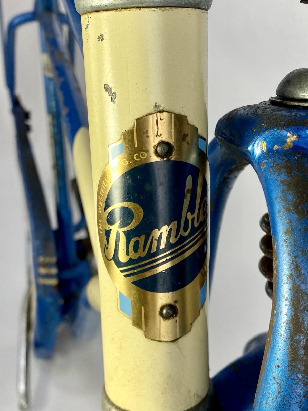 1956 Columbia 3 Star Rambler 5 Thunderbolt 26” Balloon Bicycle Springer USA Made